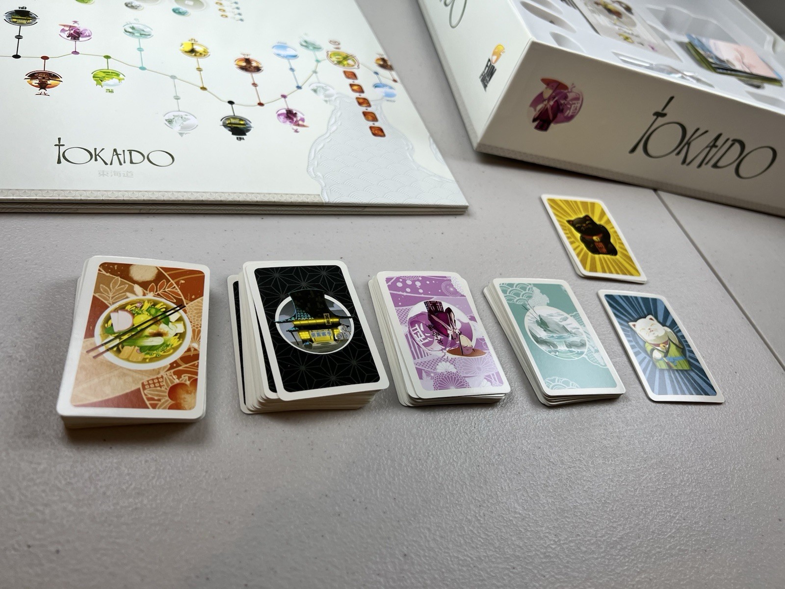 Tokaido Board Game Fun Forge 2012 COMPLETE Excellent