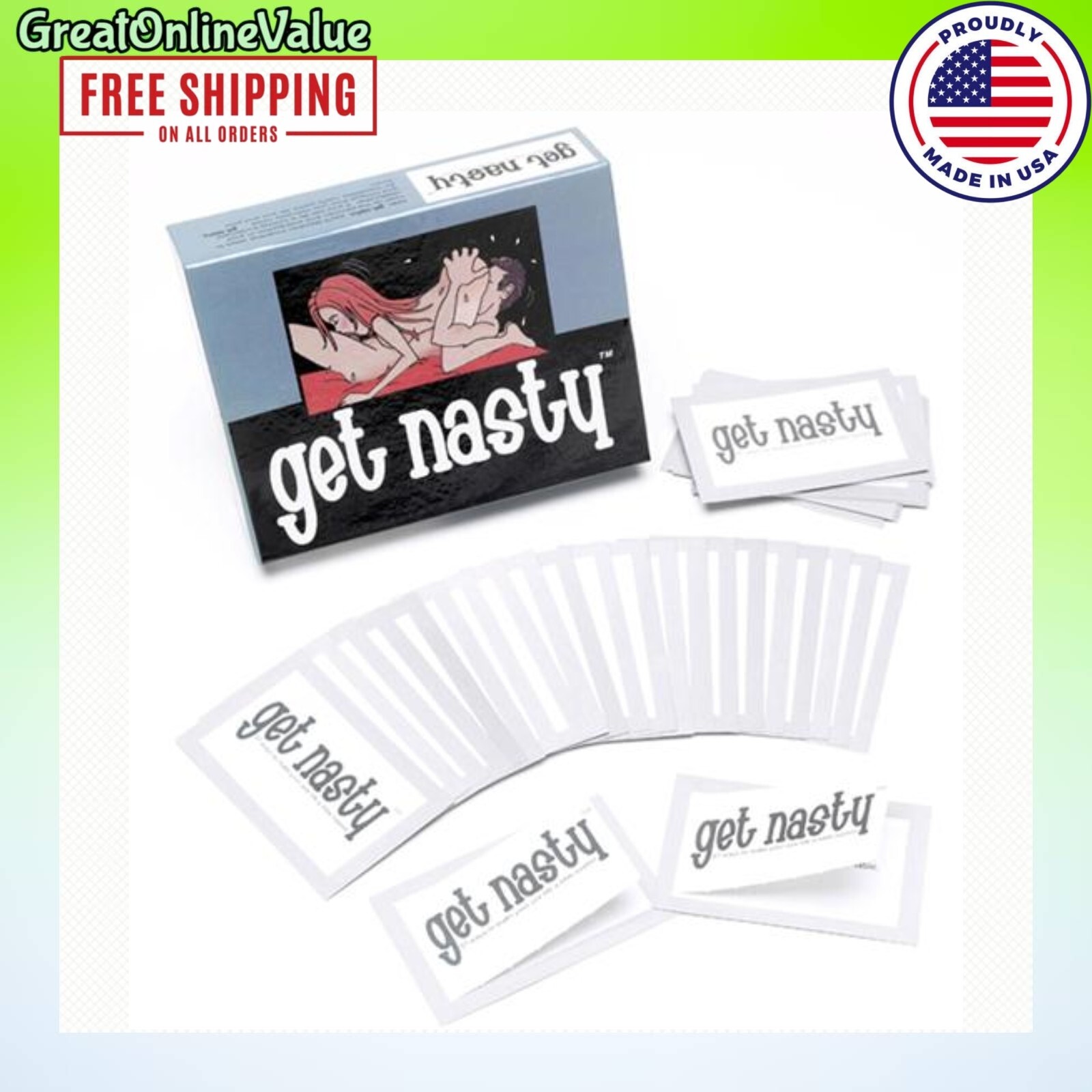 Get Nasty Sex Couples Board Game Kinky Fantasy Romance Adult Gift NEW Bundle