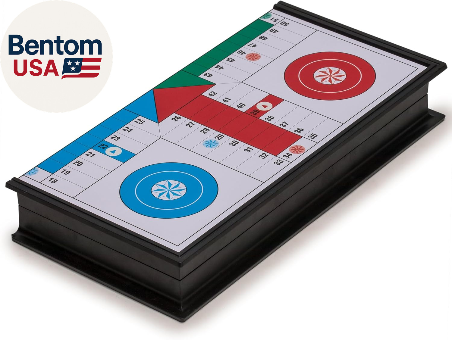 Magnetic Ludo Travel Game Set – 9.8″ Folding Board for Classic Portable Strategy