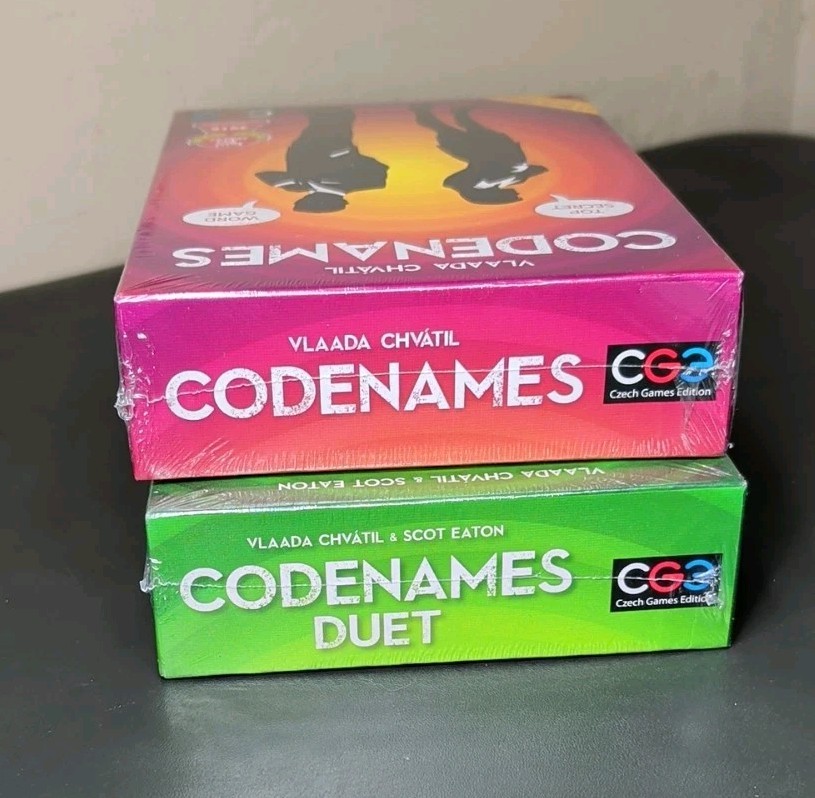 Codenames and Codenames Duet Two Word Deduction New Sealed Czech Games