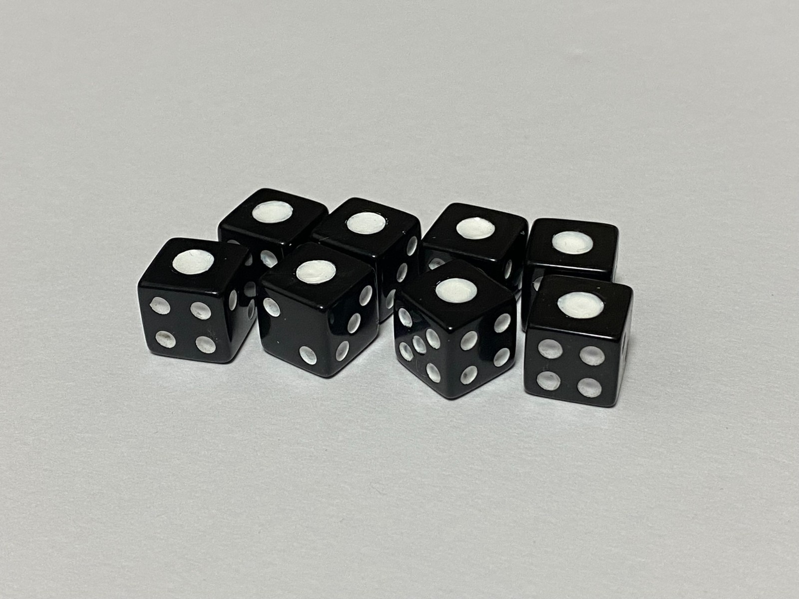 【8pcs】Tungsten Loaded Dice 12mm Weighted Trick Die – Tested ~30% Six Novelty