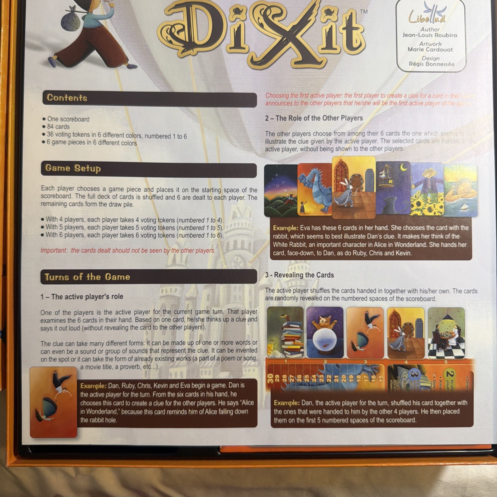 Dixit Board Game A Picture Is Worth A Thousand Words! 100 % Complete