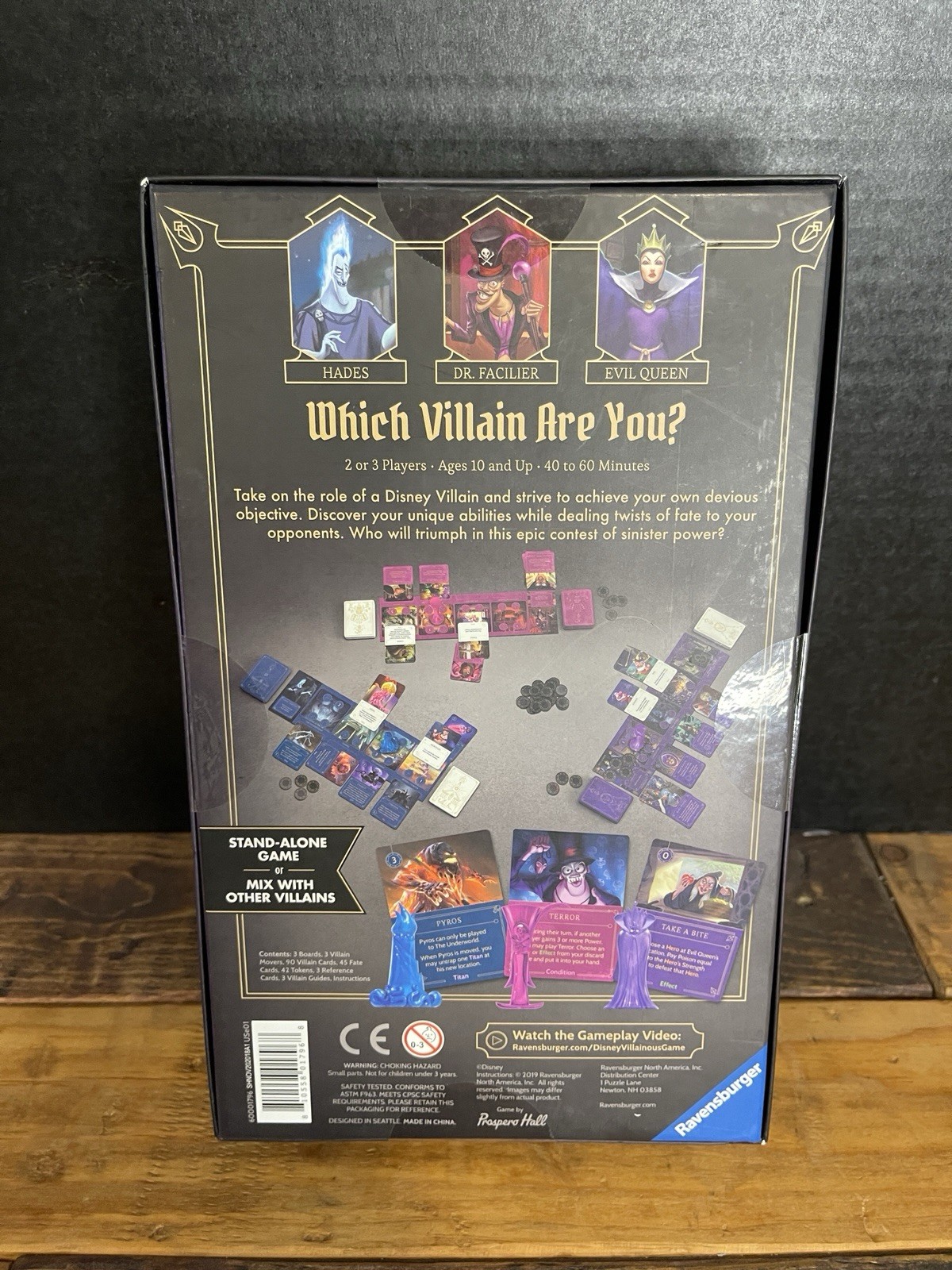 Disney Villainous Wicked to The Core Board Game 810558017968. New/Sealed
