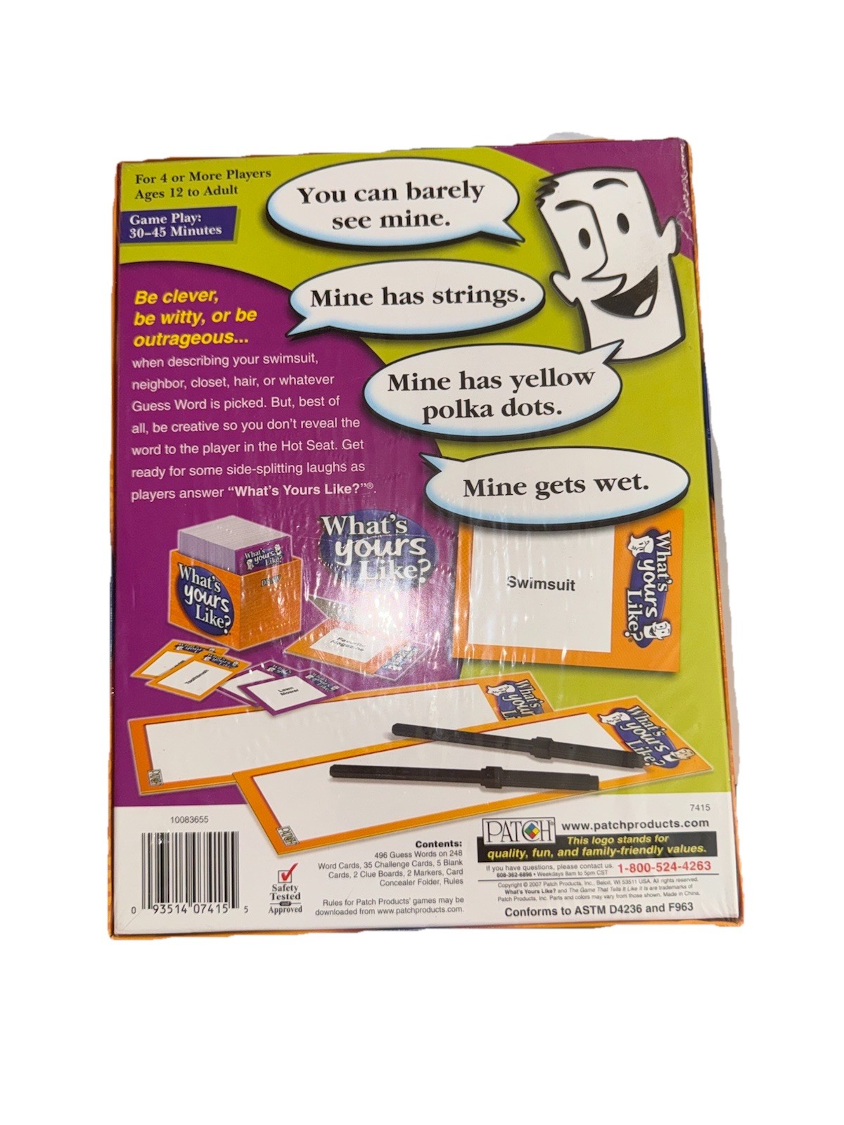 WHAT’S YOURS LIKE? Game by PlayMonster – Brand New Sealed