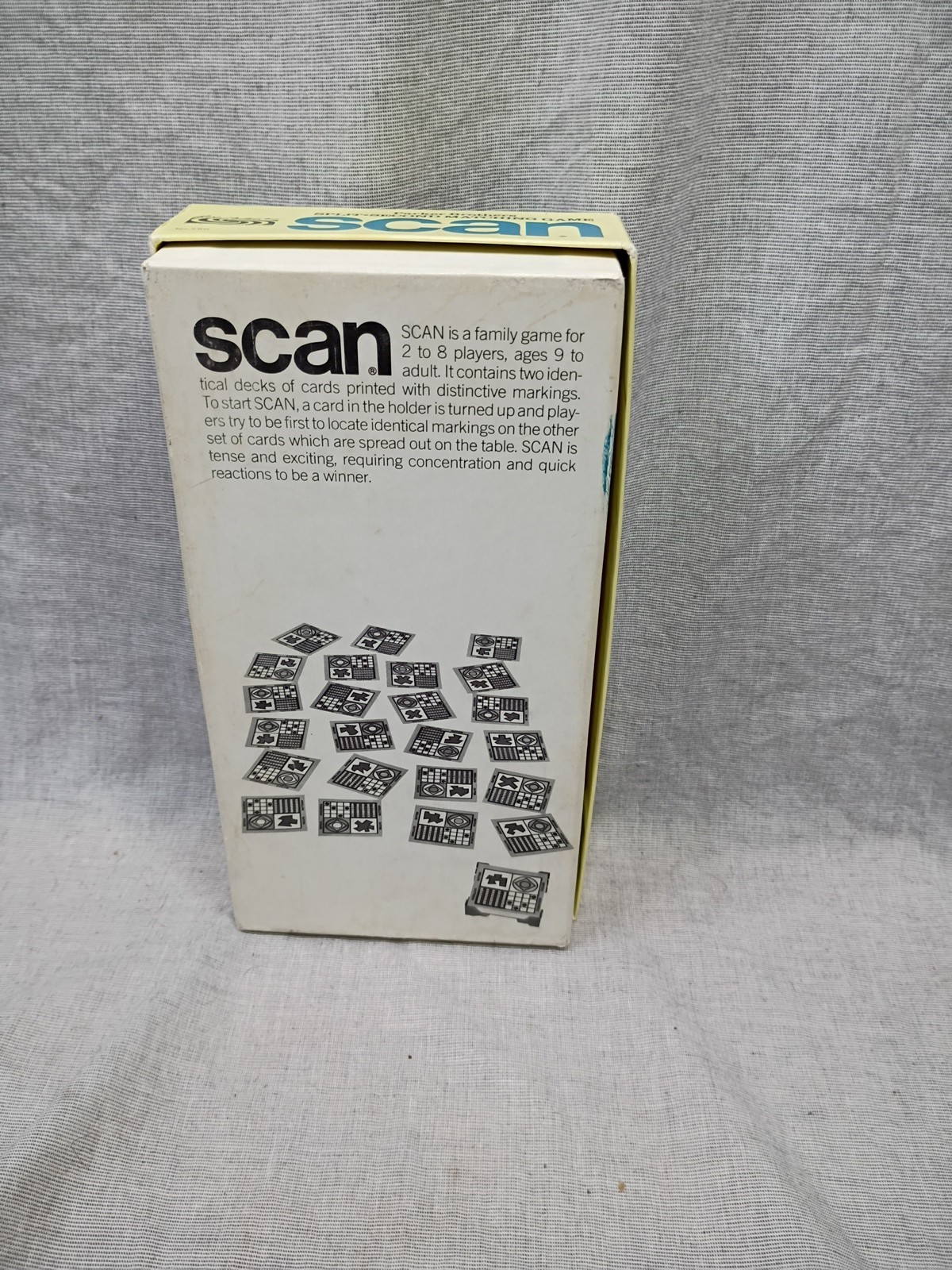 SCAN Parker Brothers 1970 Vintage Matching Card Game Complete in Original Box