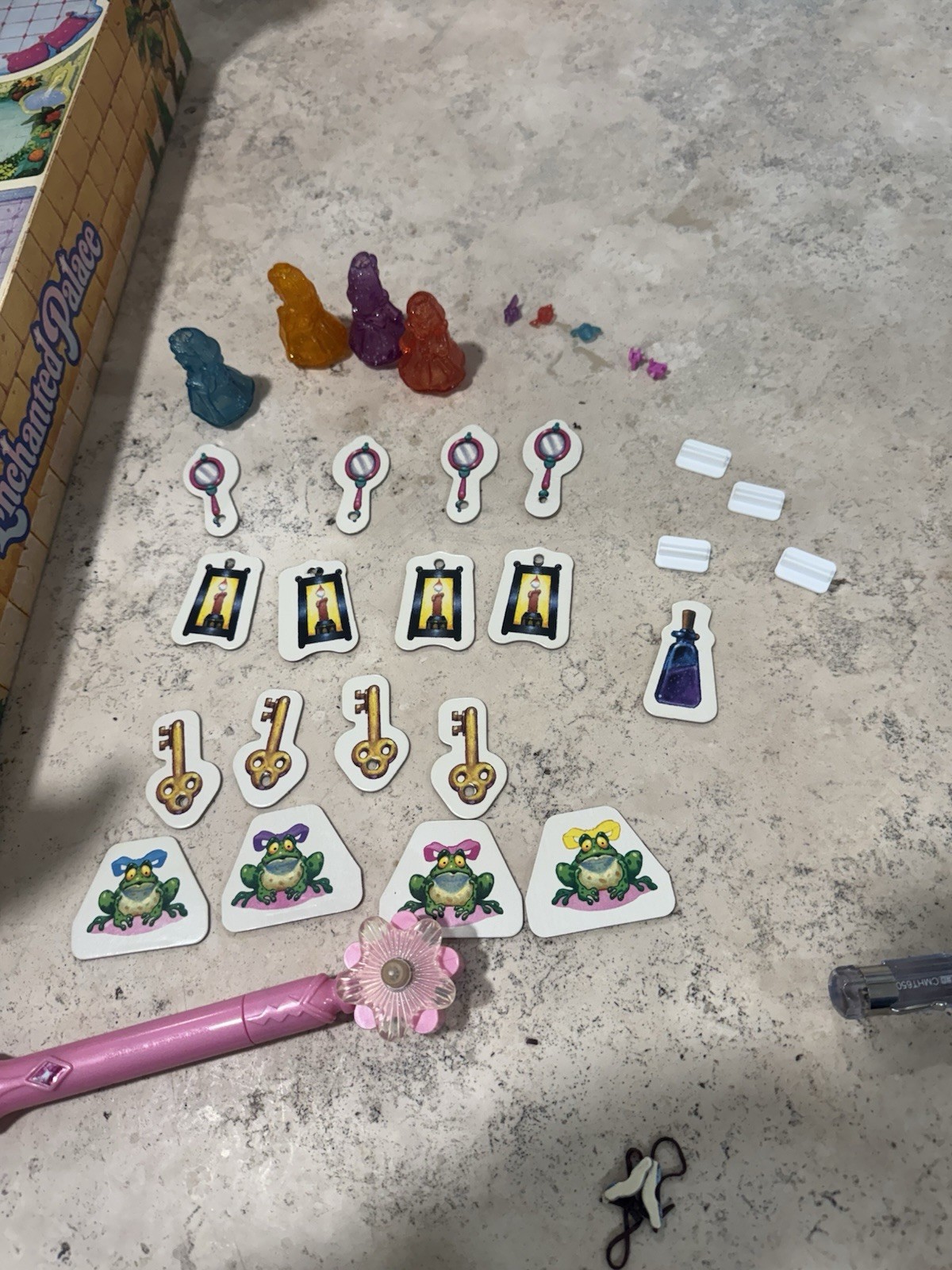 Vintage 1995 MB Enchanted Palace Board Game Complete & Working Hasbro