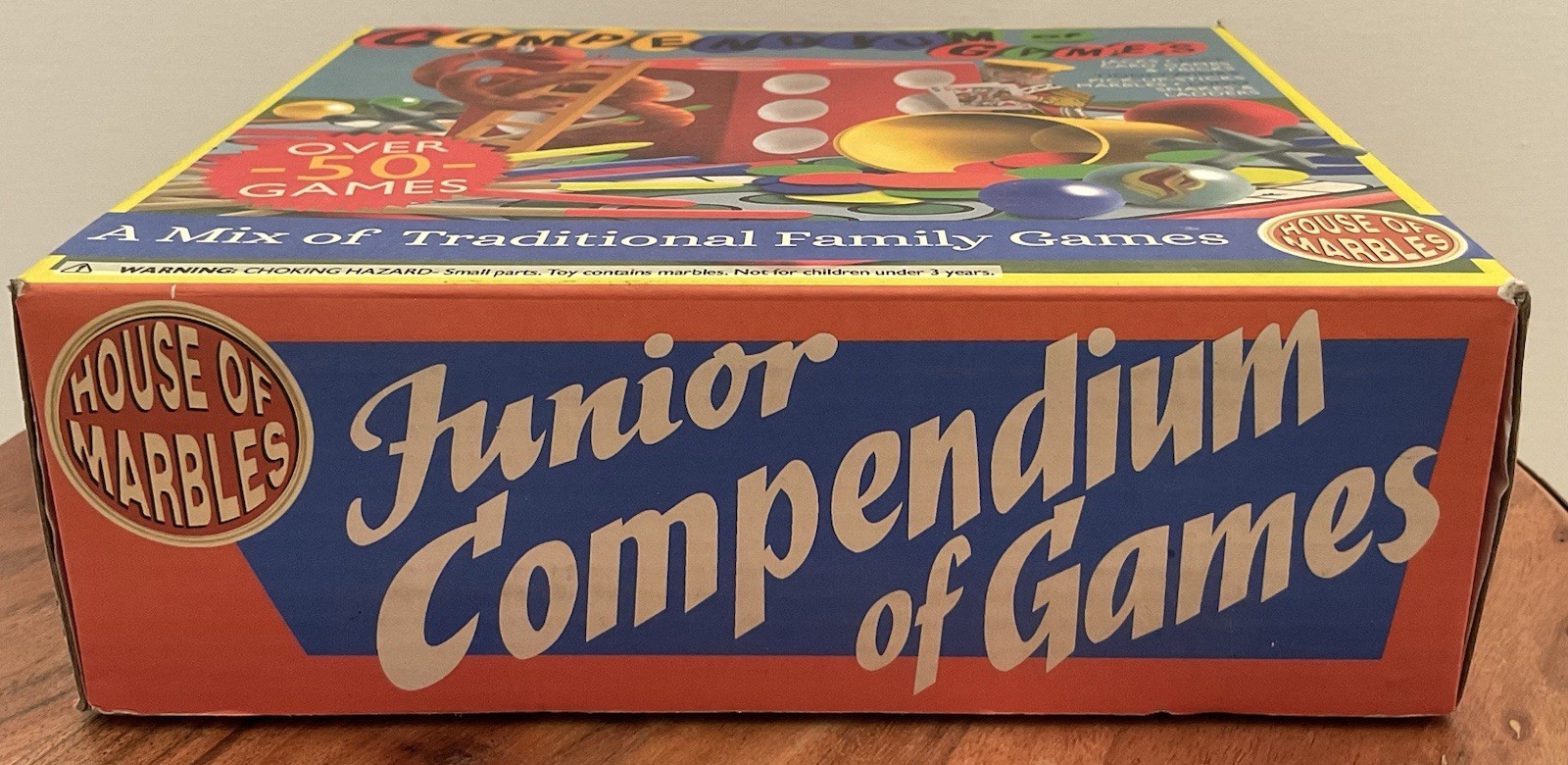 House of Marbles – Compendium Of Games New Open Box -Traditional Family Game Set