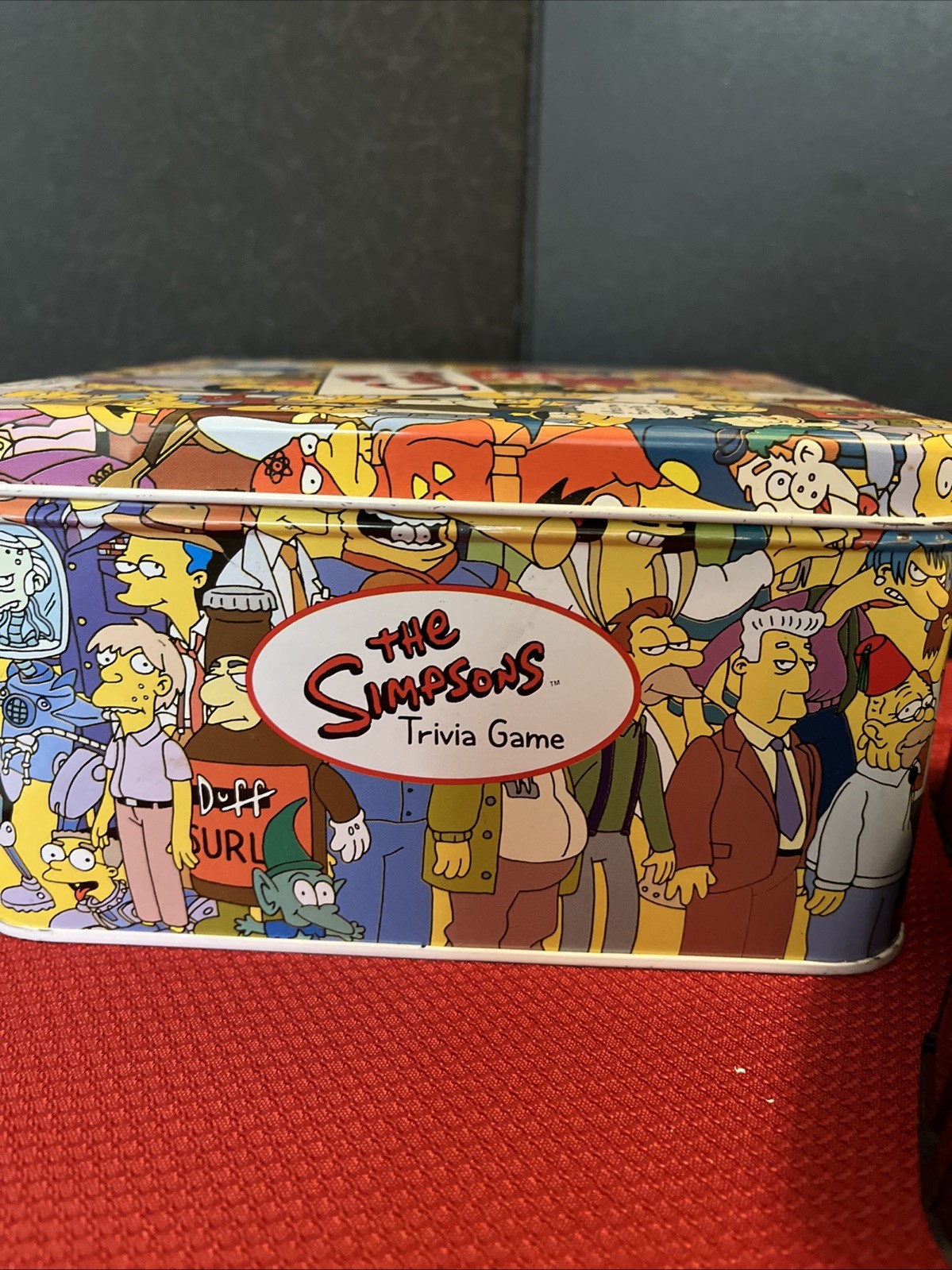 2000 The Simpsons Trivia Game in Collector Tin Complete