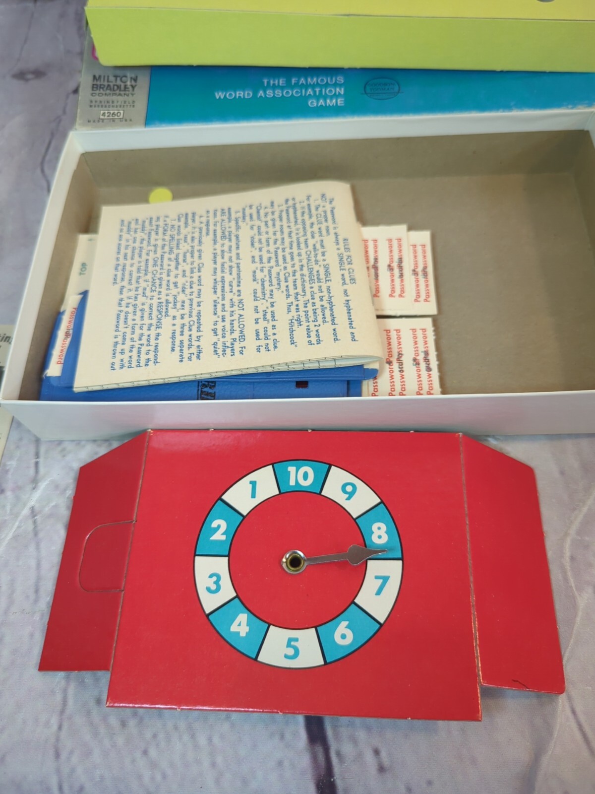 Vintage 1970 Password Game New 11th Edition Milton Bradley Complete #4260