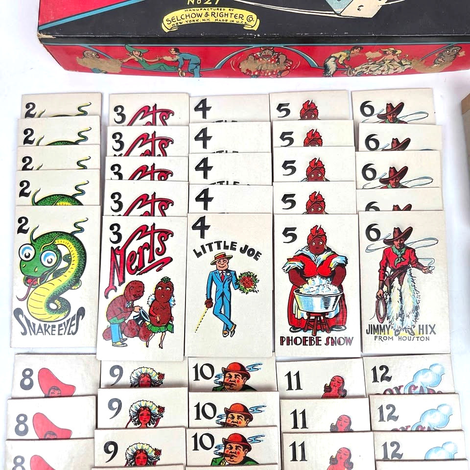 Vintage SNAKE EYES Game Circa 1930s By Selchow & Righter No. 27