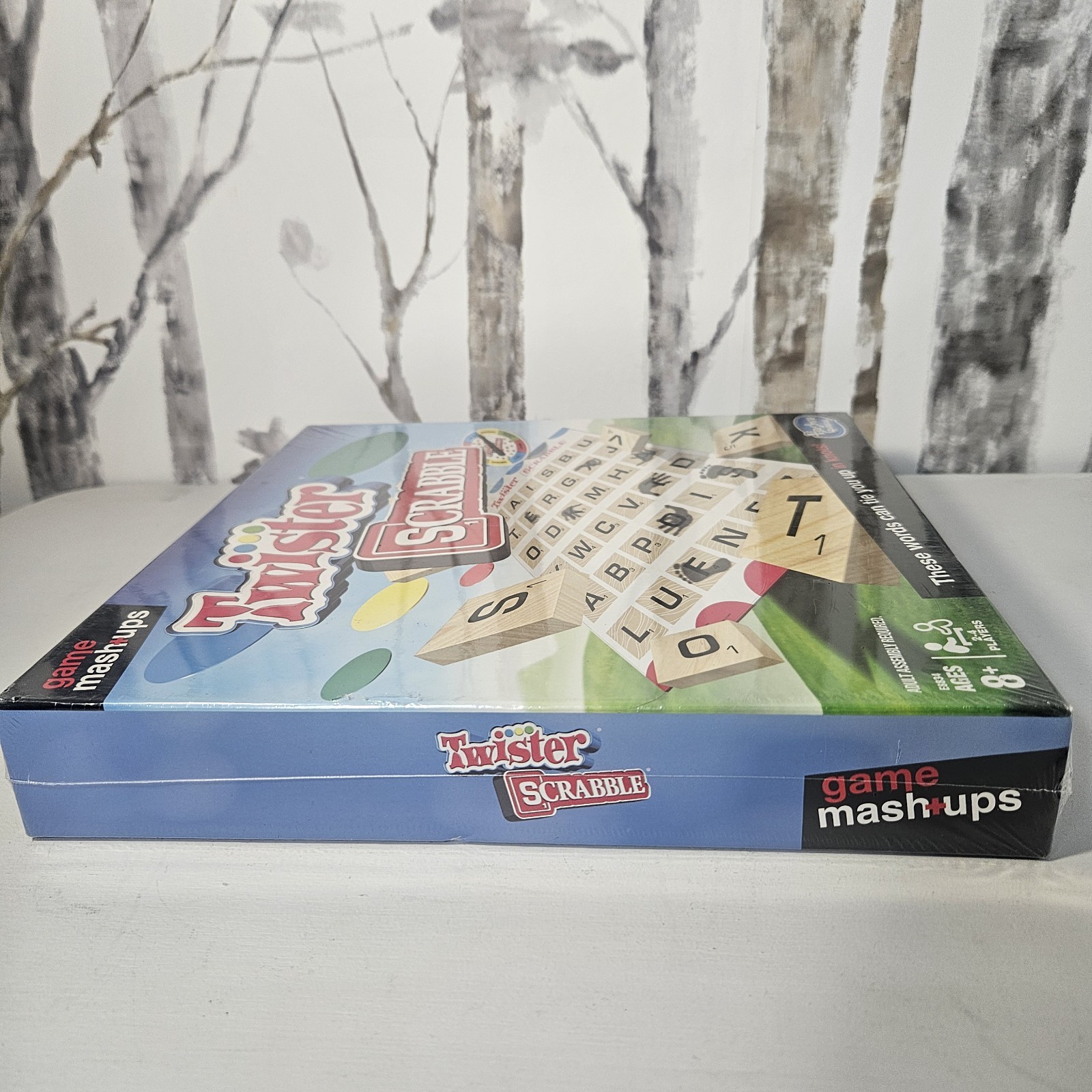 Game Mashups Twister Scrabble Game Brand New Hasbro Family Fun Vacation Sealed