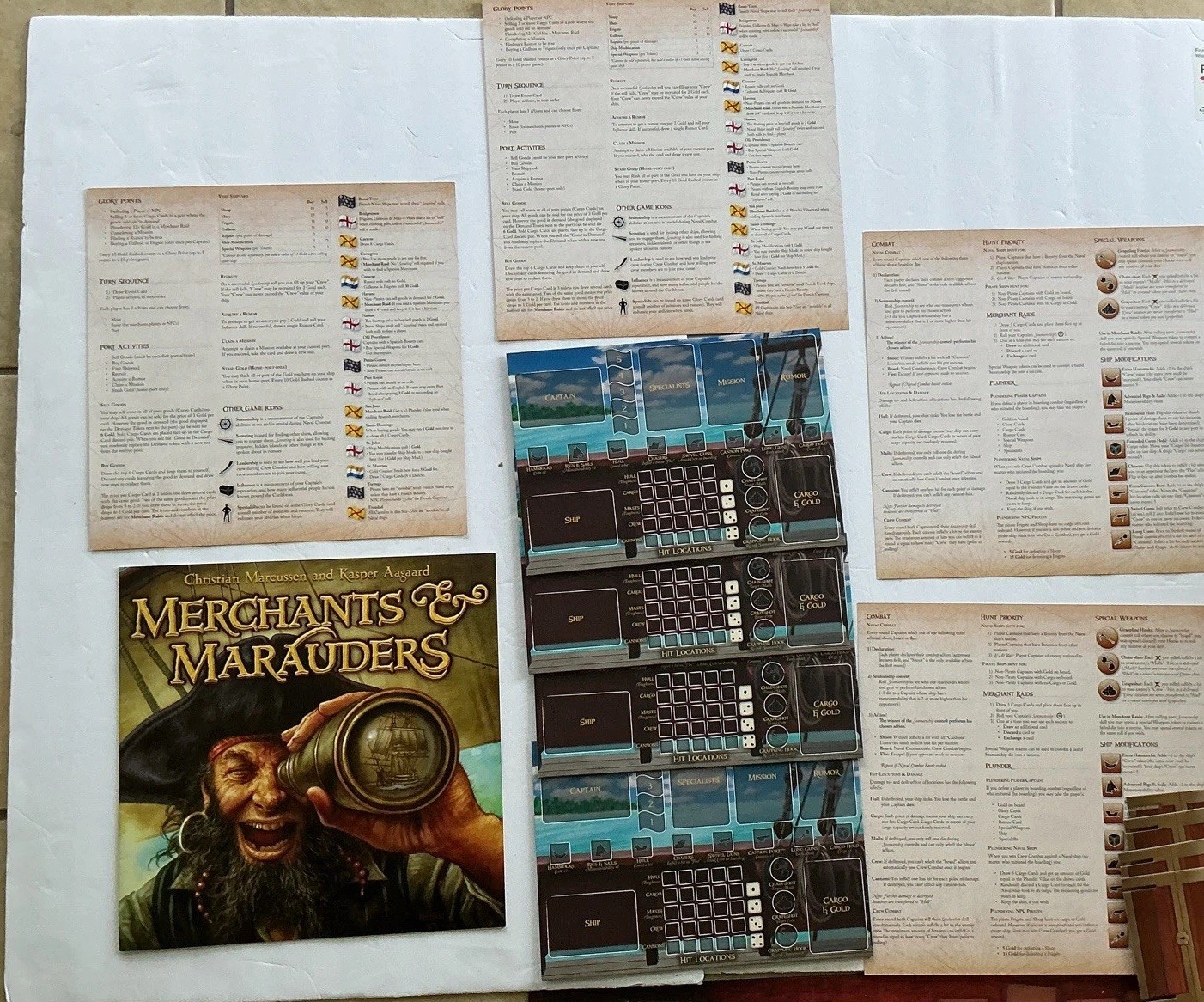 Merchants & Marauders Board Game Z-Man Games in Box