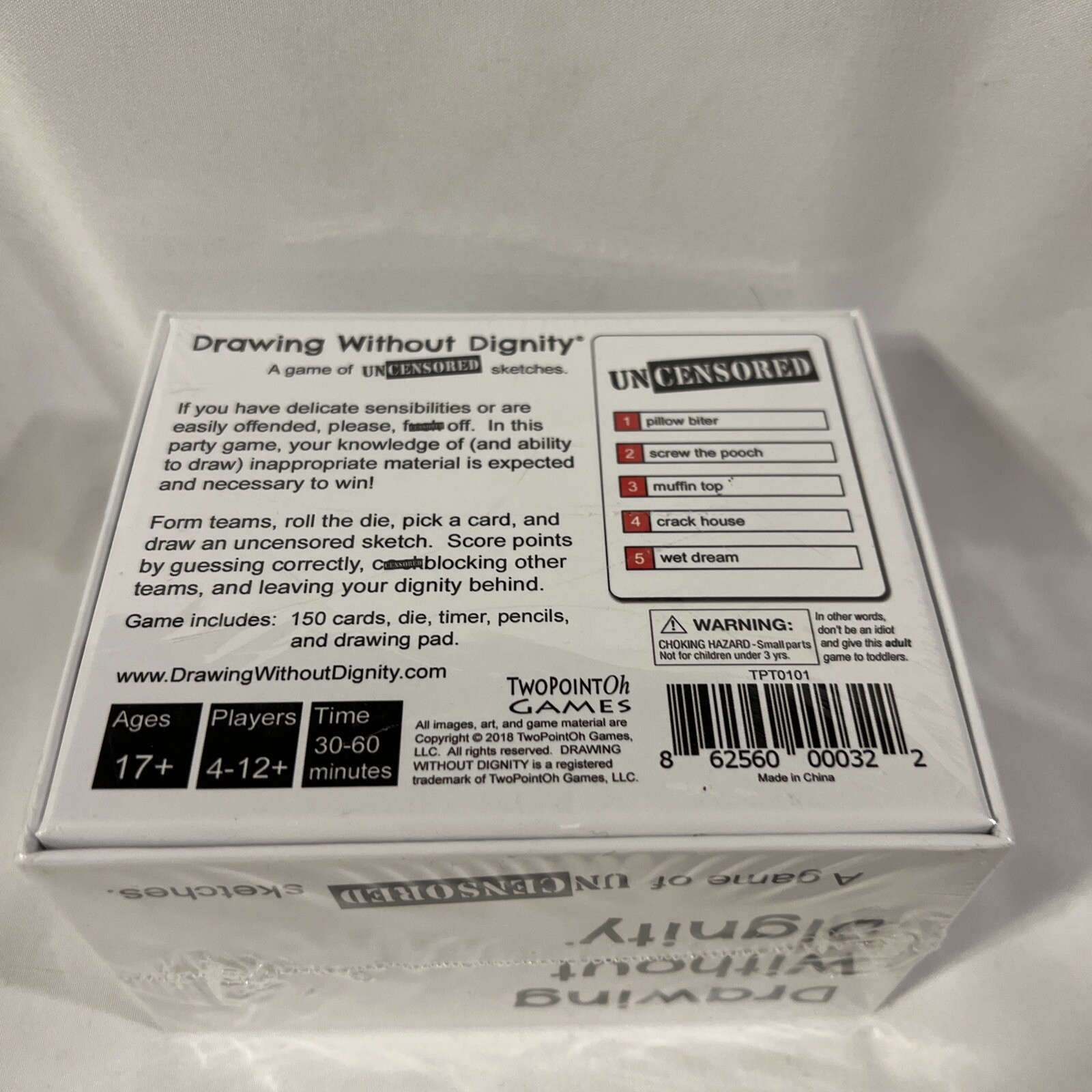 Drawing Without Dignity – A NEW adult party game of uncensored sketches, Sealed