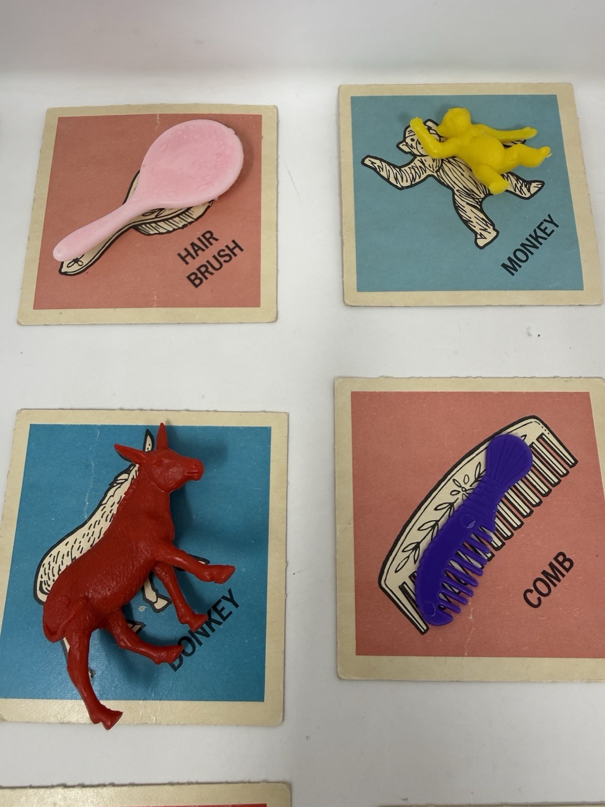 Milton Bradley Feeley Meeley 1967 Vintage Game W/ 18 Original Objects & 24 Cards