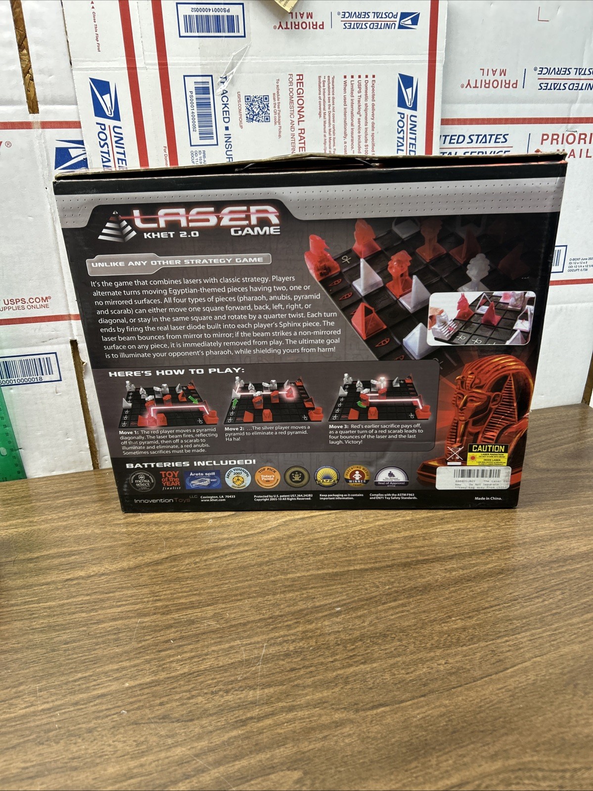 Laser Game Khet 2.0 Mensa Select Winner, Complete no batteries
