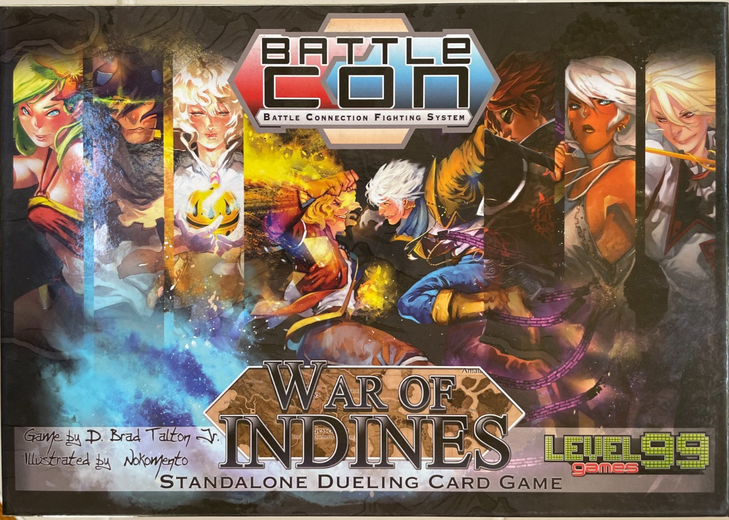 War of Indines: Dueling Card Game – Battle Con Level 99 – 2014 Complete – VG+