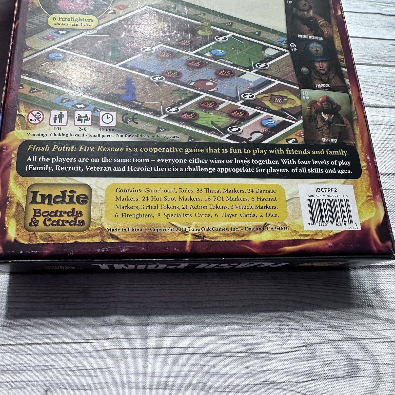 Flash Point Fire Rescue Board Game Complete Indie Boards & Cards Cooperative