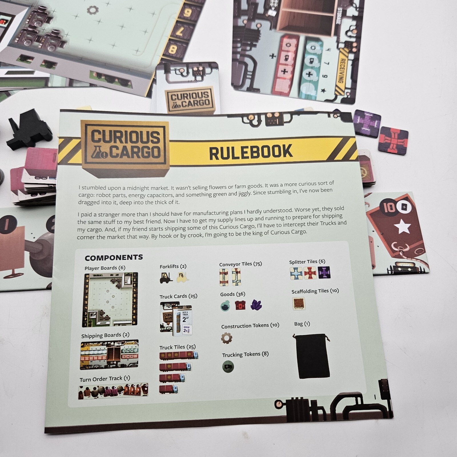 Curious Cargo Board Game Capstone Games Inventoried 100% Complete