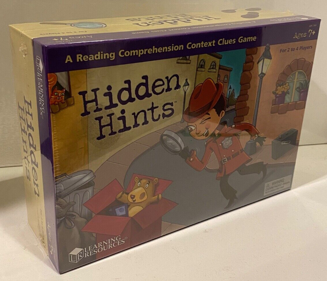 Learning Resources Hidden Hints Mystery Word Game Reading Comprehension Context