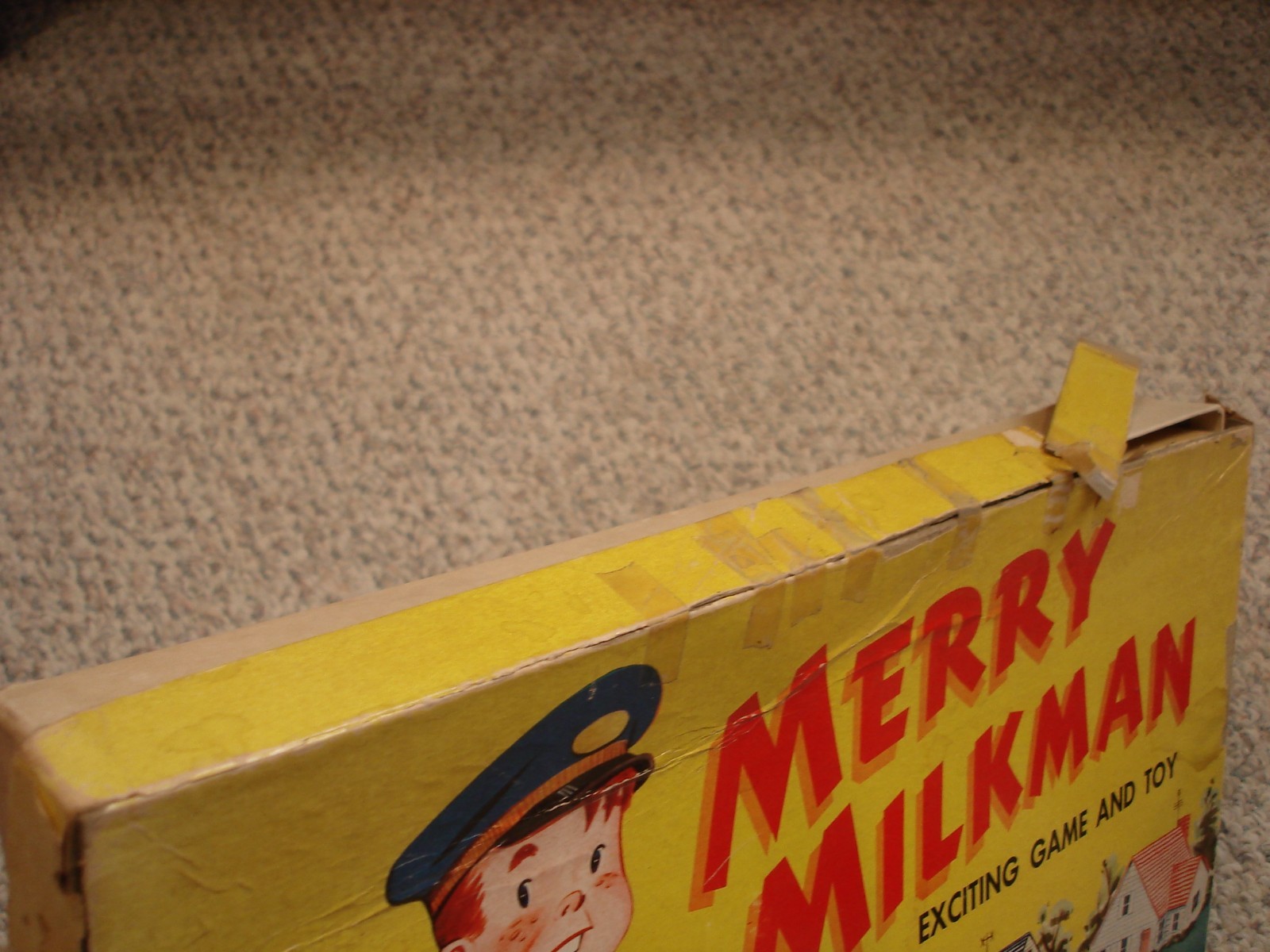 Merry Milkman Exciting Game & Toy 2610 Hasbro 1955 complete