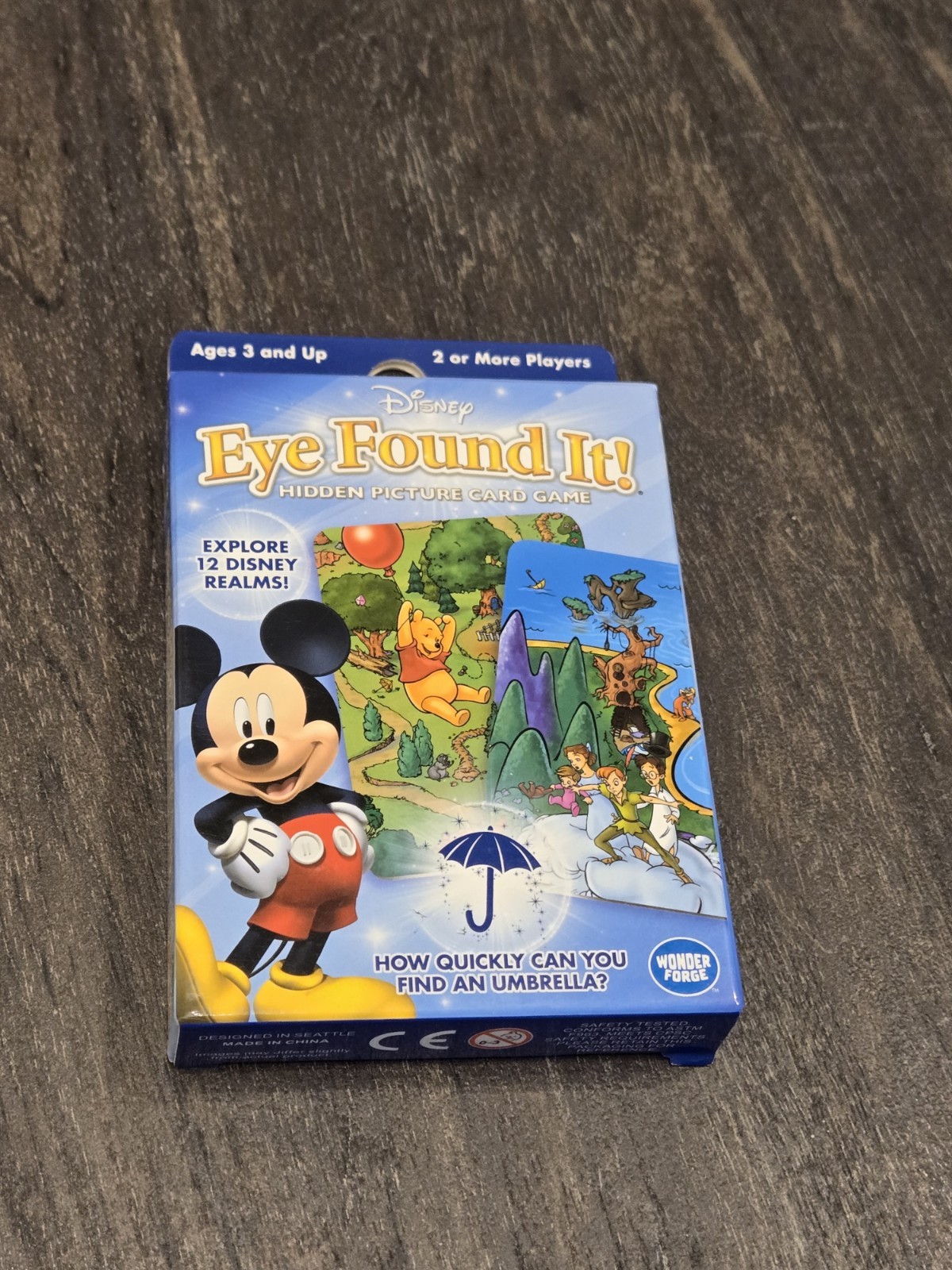 Eye Found It Disney Hidden Picture Card Game Wonder Forge 12 Realms COMPLETE
