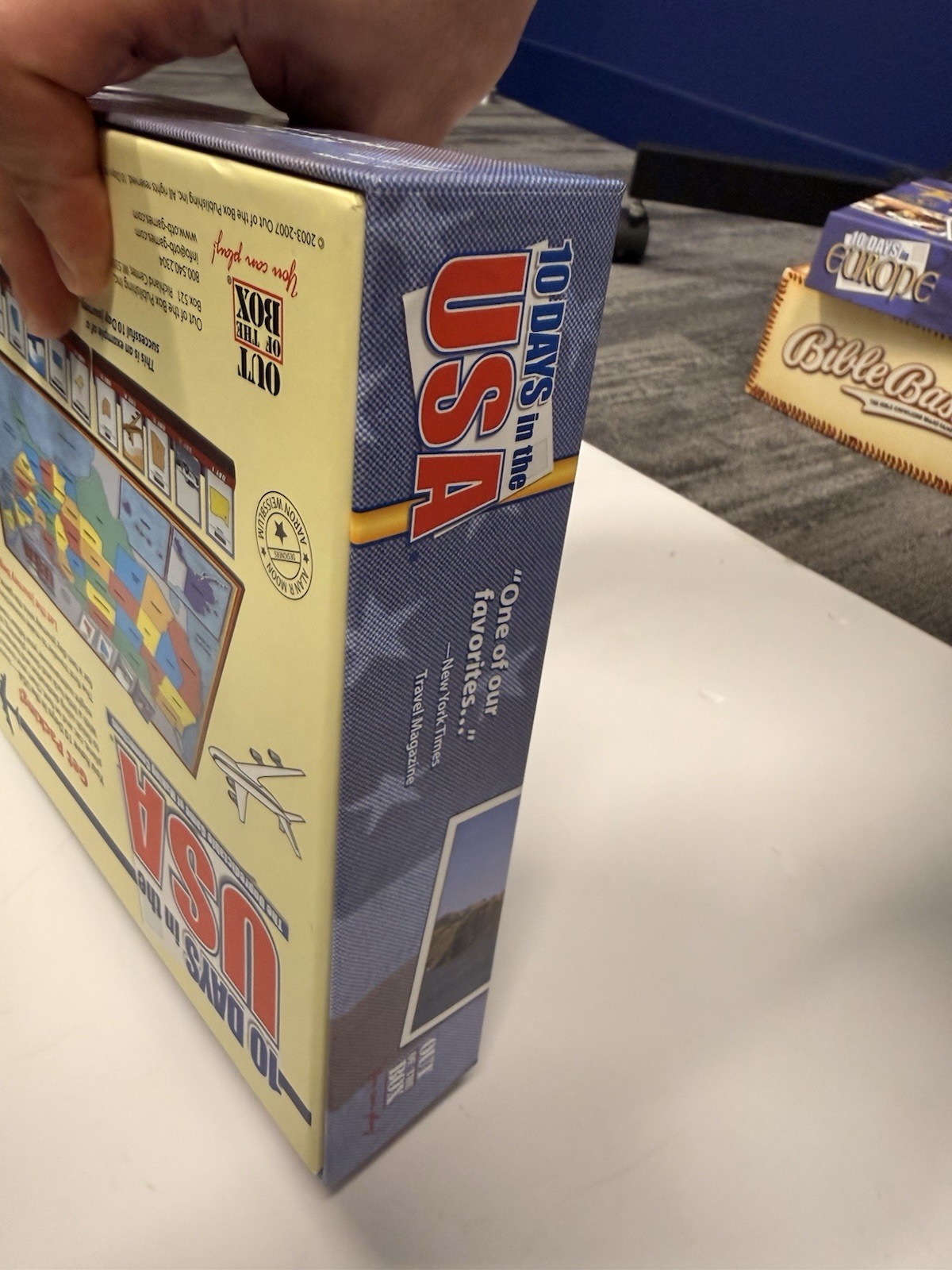 10 Days In The USA Board Game Out Of The Box Publishing 2003 Complete