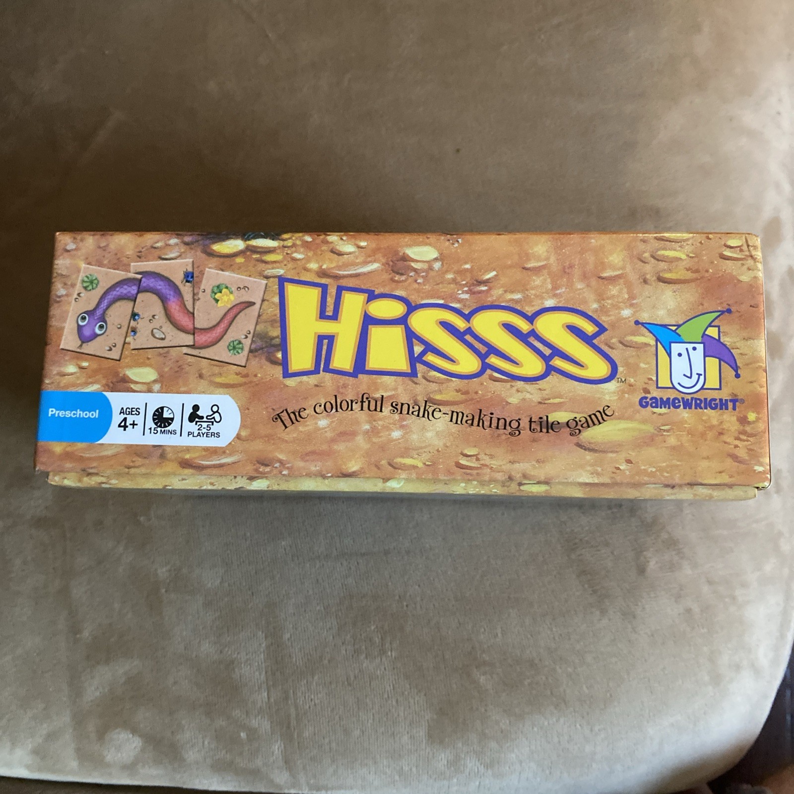 Gamewright Hisss Snake Matching Tile Game Complete Family Kids