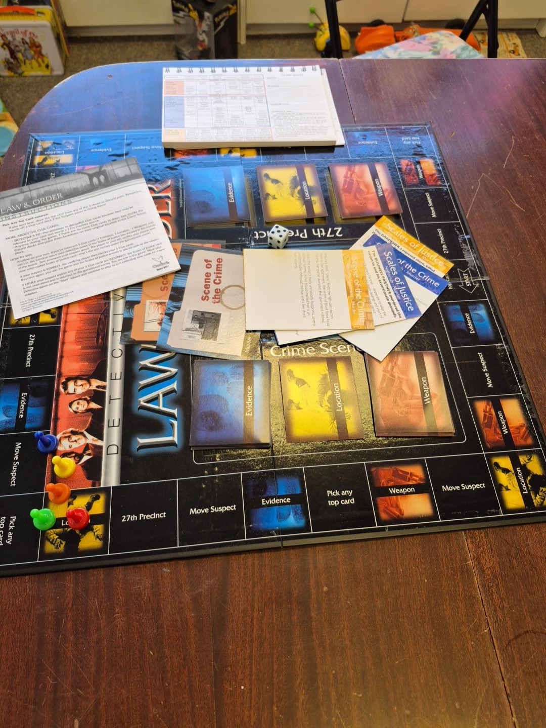 Law & Order Detective Game New Sealed First player to identify the subject wins
