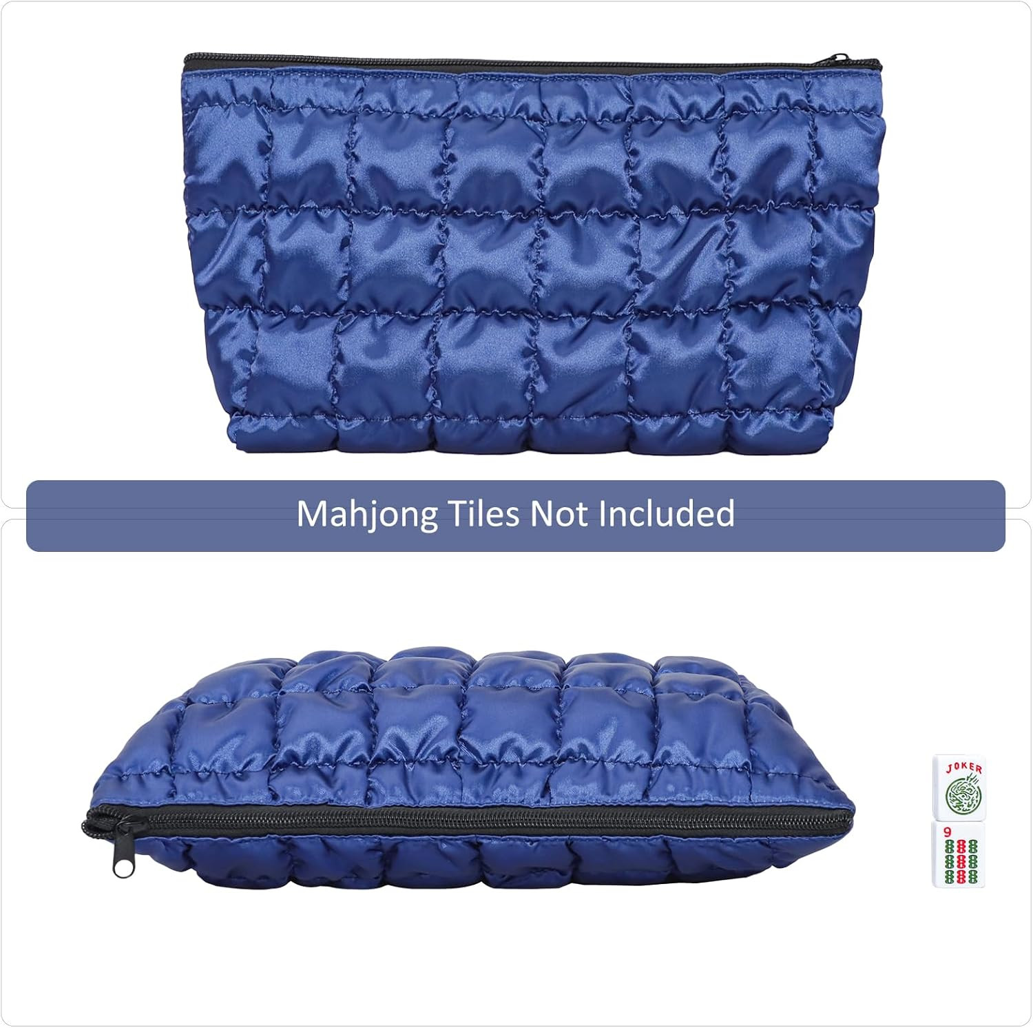 Empty Mahjong Tiles Bag, Thickened Mahjong Bag for 166 American Mahjong Tile Set