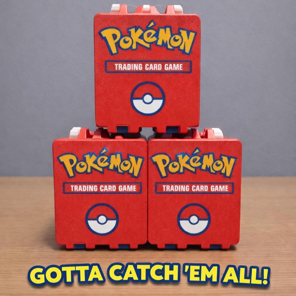 3D Printed Pokémon 200 Card Storage Box | Trading Card Game Deck Box | Pokémon