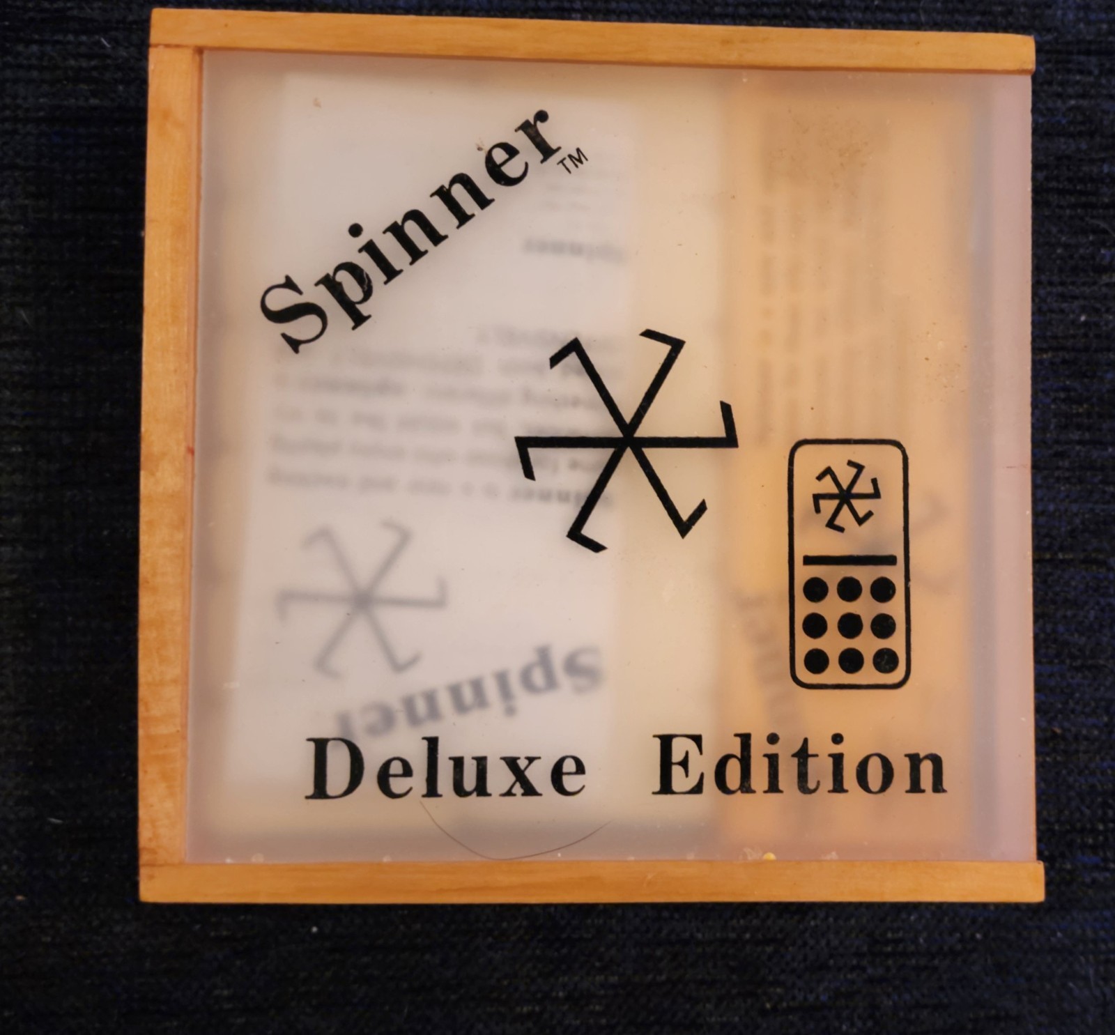 Spinner Deluxe Edition Tile Game Complete Set with Tiles, Instructions & Box