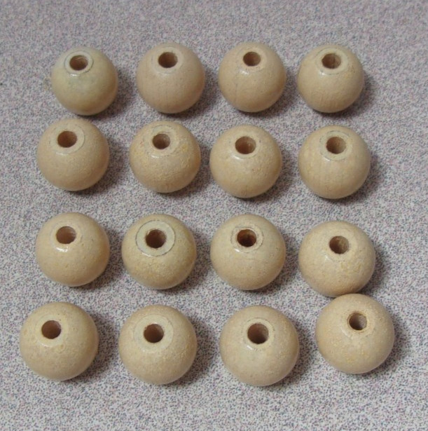 Vtg Score Four Game 16 “REPLACEMENT” Wooden Beads – From Lakeside #8325 1971 VTG