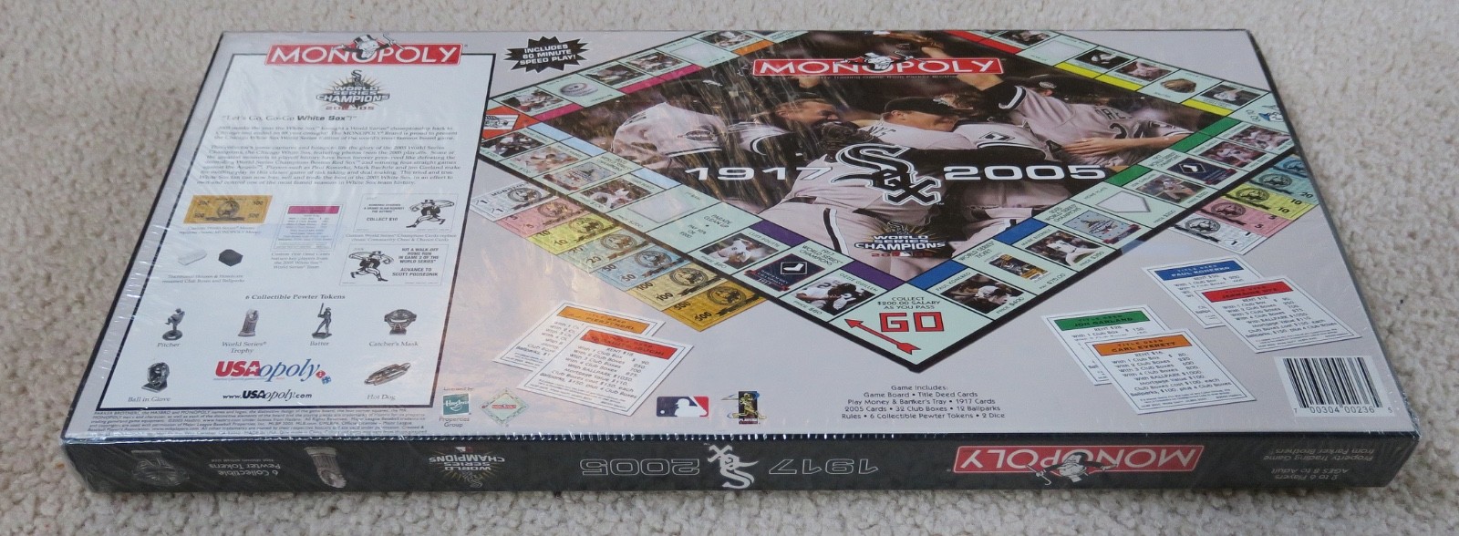 Monopoly Chicago White Sox 2005 World Series Edition Parker Brothers Board Game