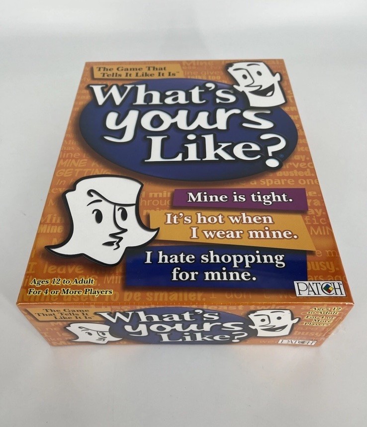 What’s Yours Like? Family Party Board Game Funny 2007 – BRAND NEW & SEALED
