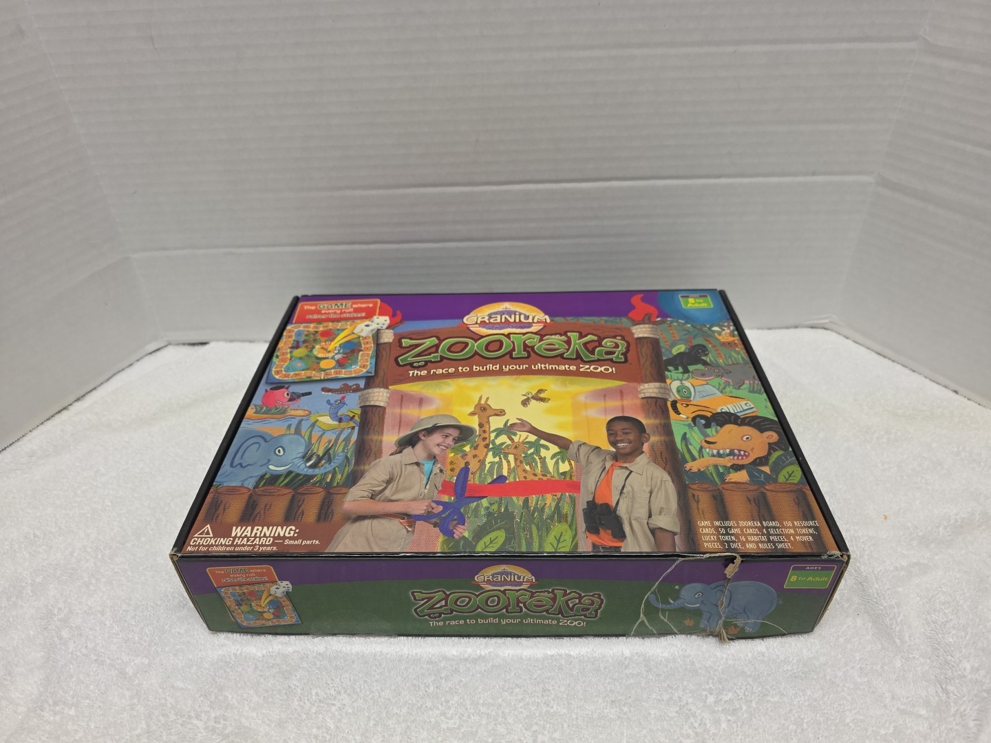 Cranium Zooreka Race to Build Your Zoo! Family Board Game 2006 Complete
