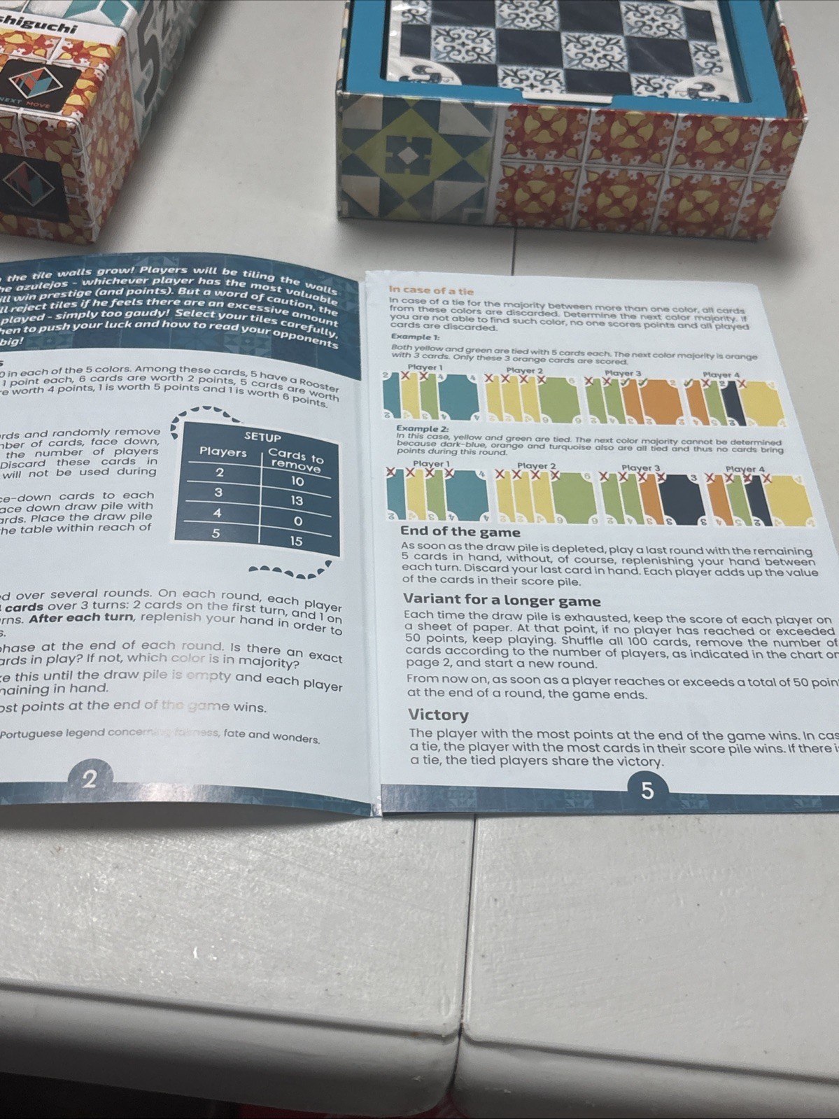 Next Move Games – 5211: AZUL SPECIAL EDITION – Card Game by Tsuyoshi Hashiguchi