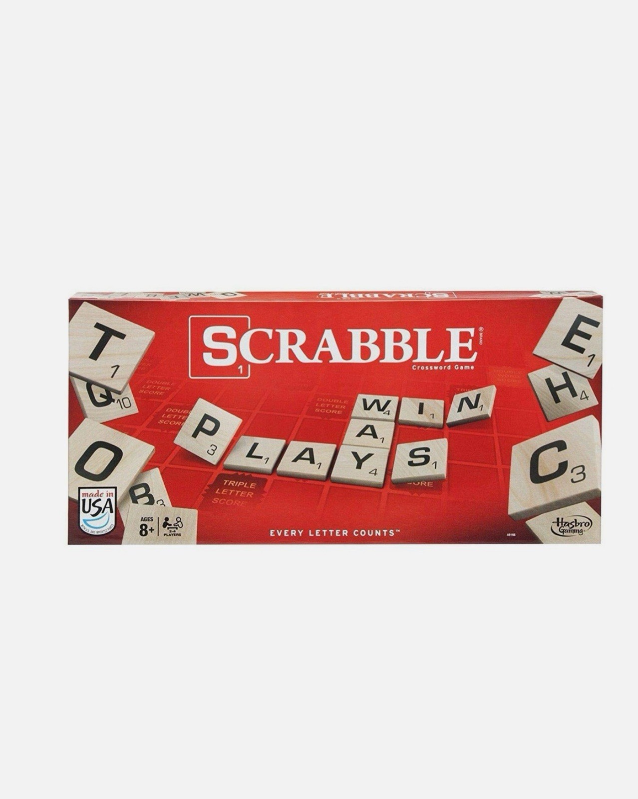 HASBRO GAMING SCRABBLE A8166 CLASSIC SCRABBLE BLK/BROWN