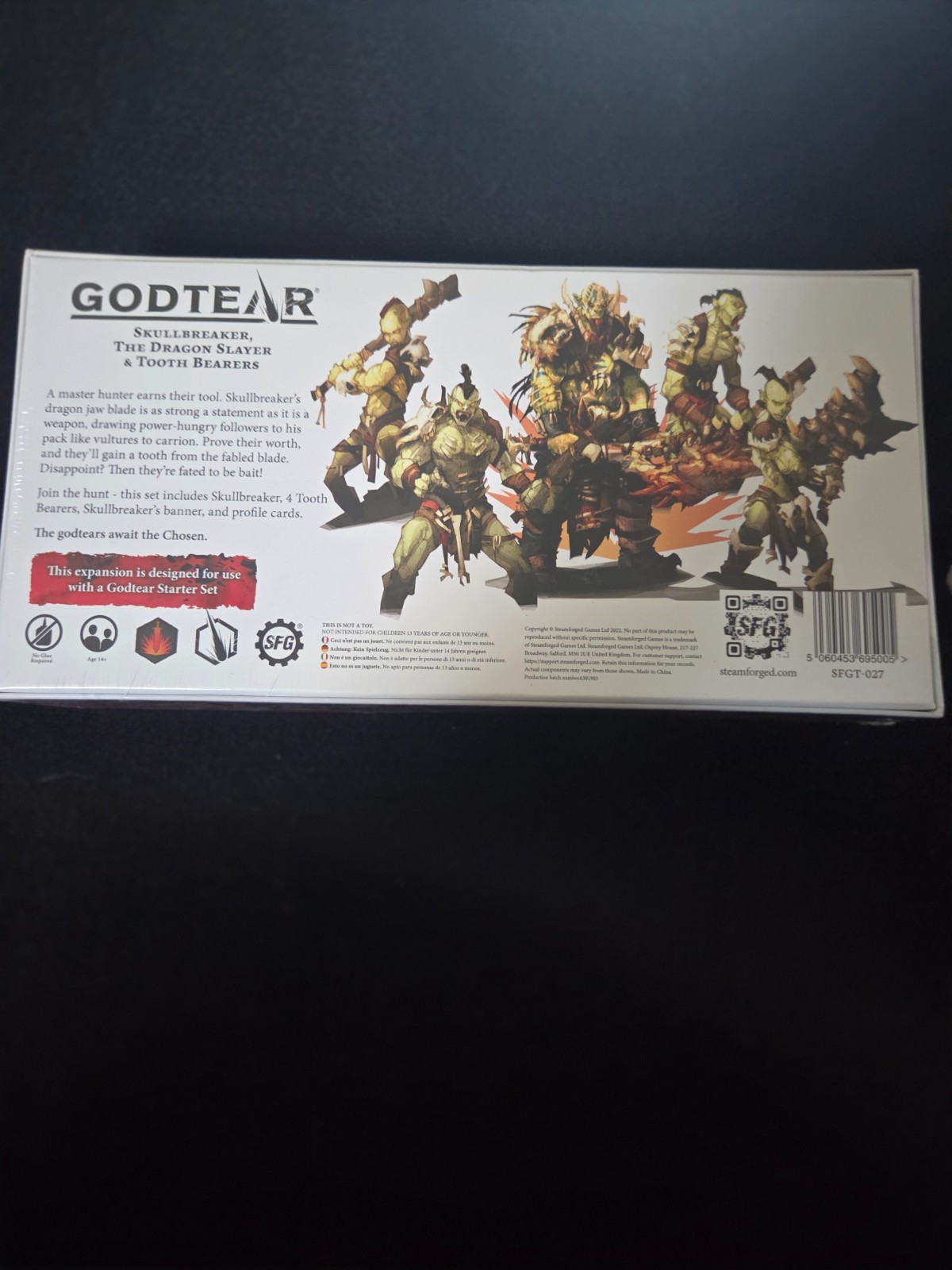 GODTEAR EXPANSION SKULLBREAKER THE DRAGON SLAYER & TOOTH BEARERS