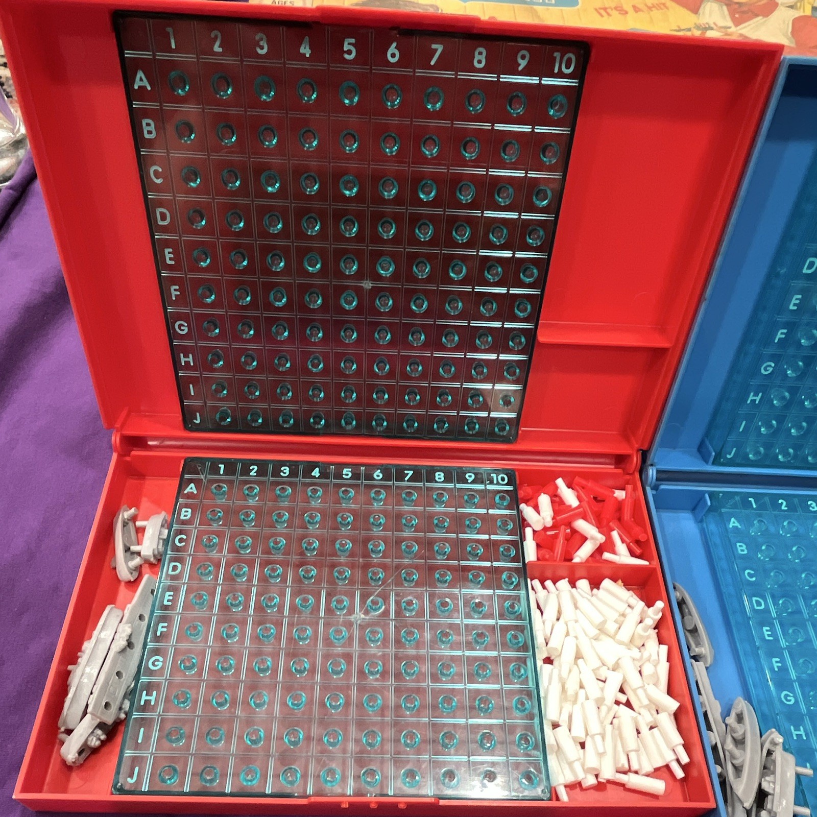 Vintage Battleship Board Game 1967 Milton Bradley 4730 w/ Original Box
