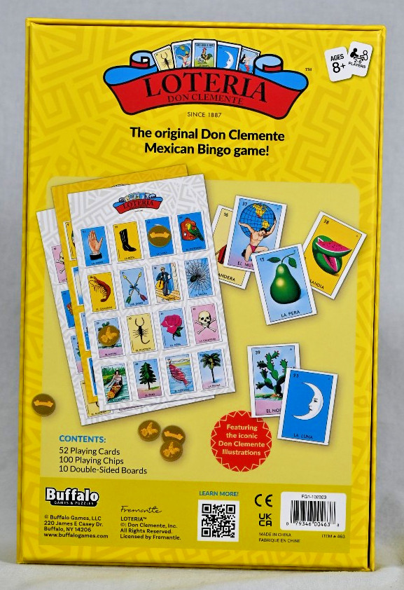 NEW Loteria Authentic Don Clemente Classic Family Board Game