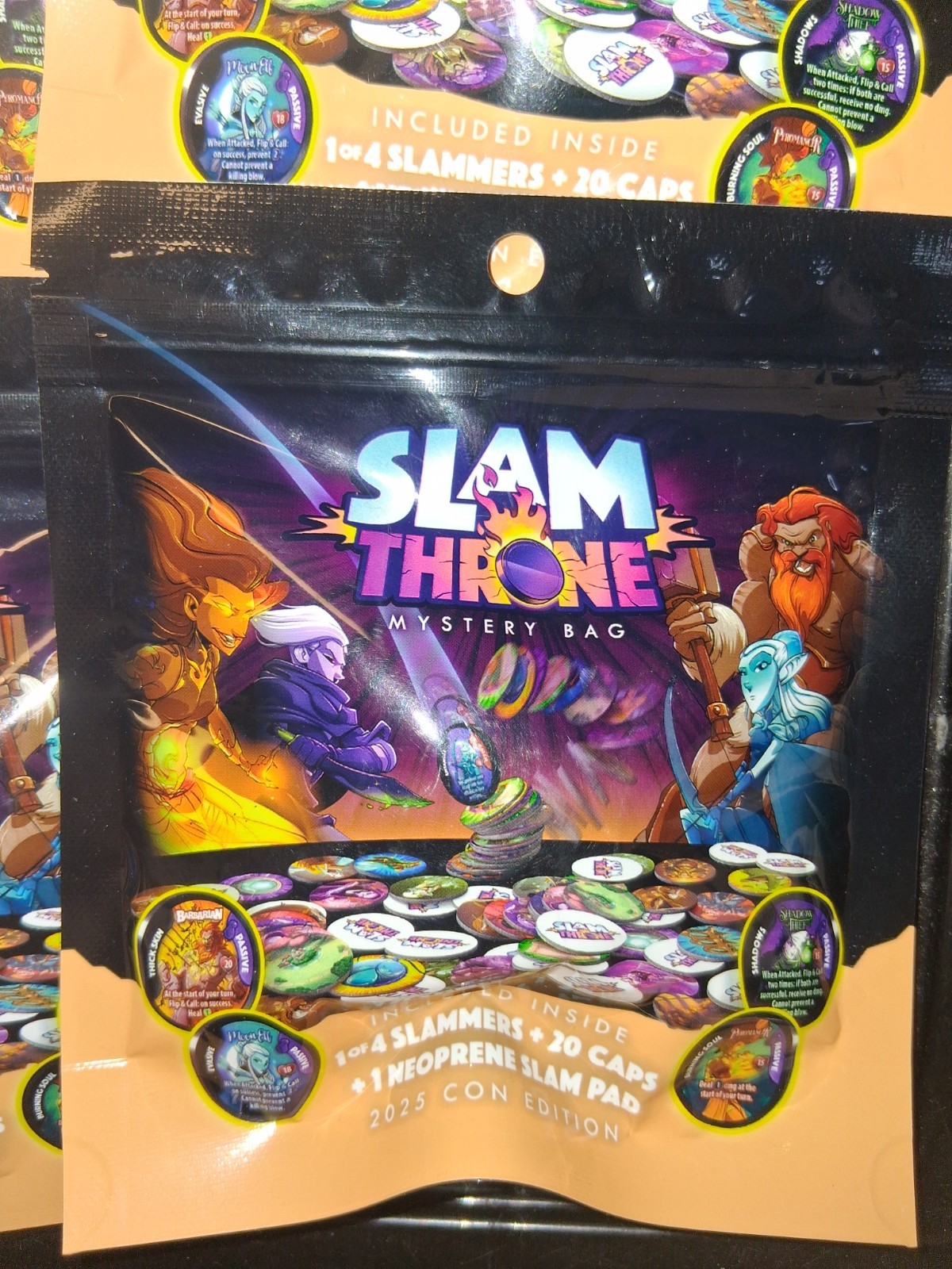 10 Slam Throne Mystery Bag 2025 Con Edition New Sealed Packs (Dice Throne)