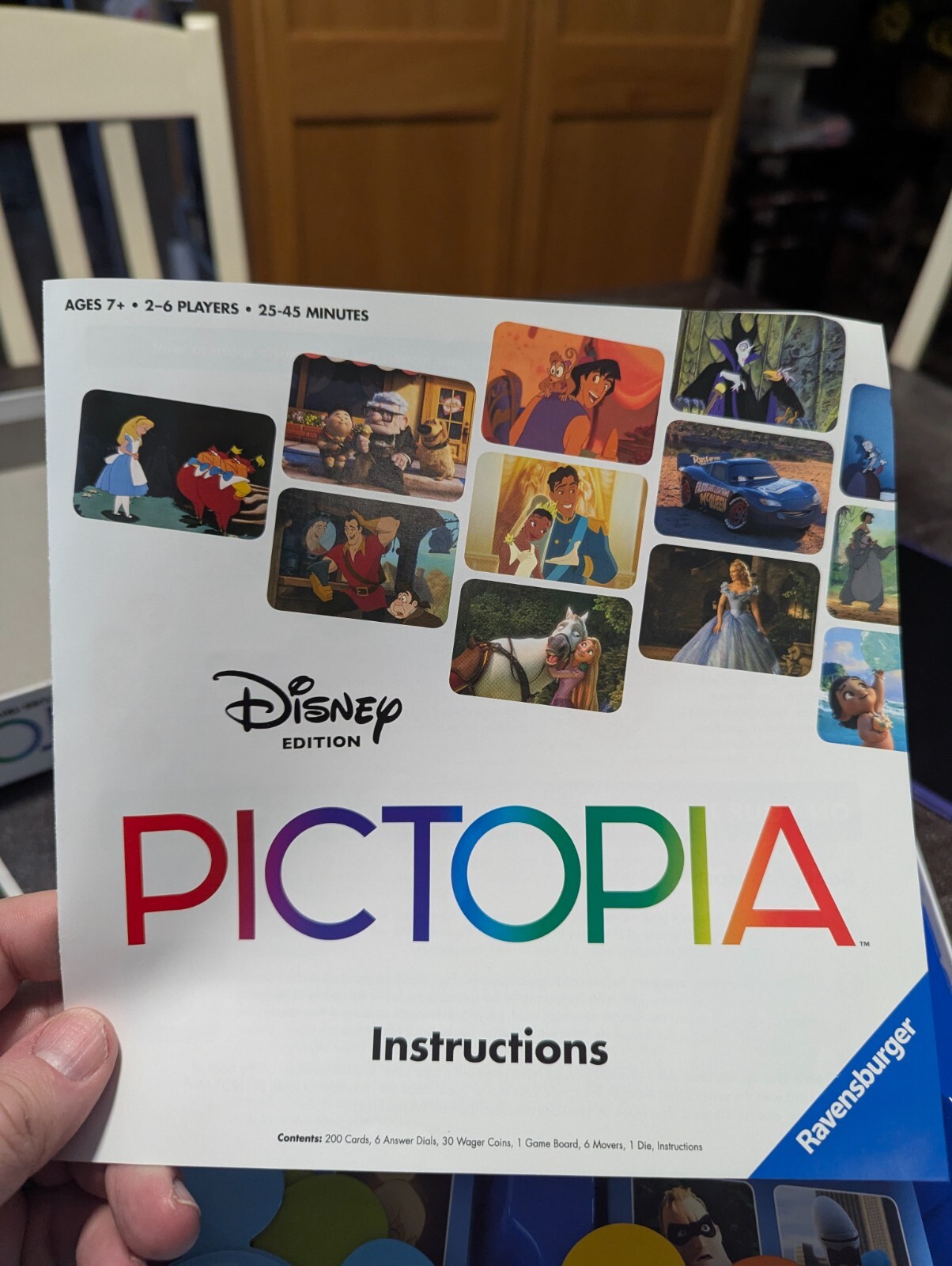PICTOPIA DISNEY Edition The Ultimate Picture Board Game 100% COMPLETE 2019