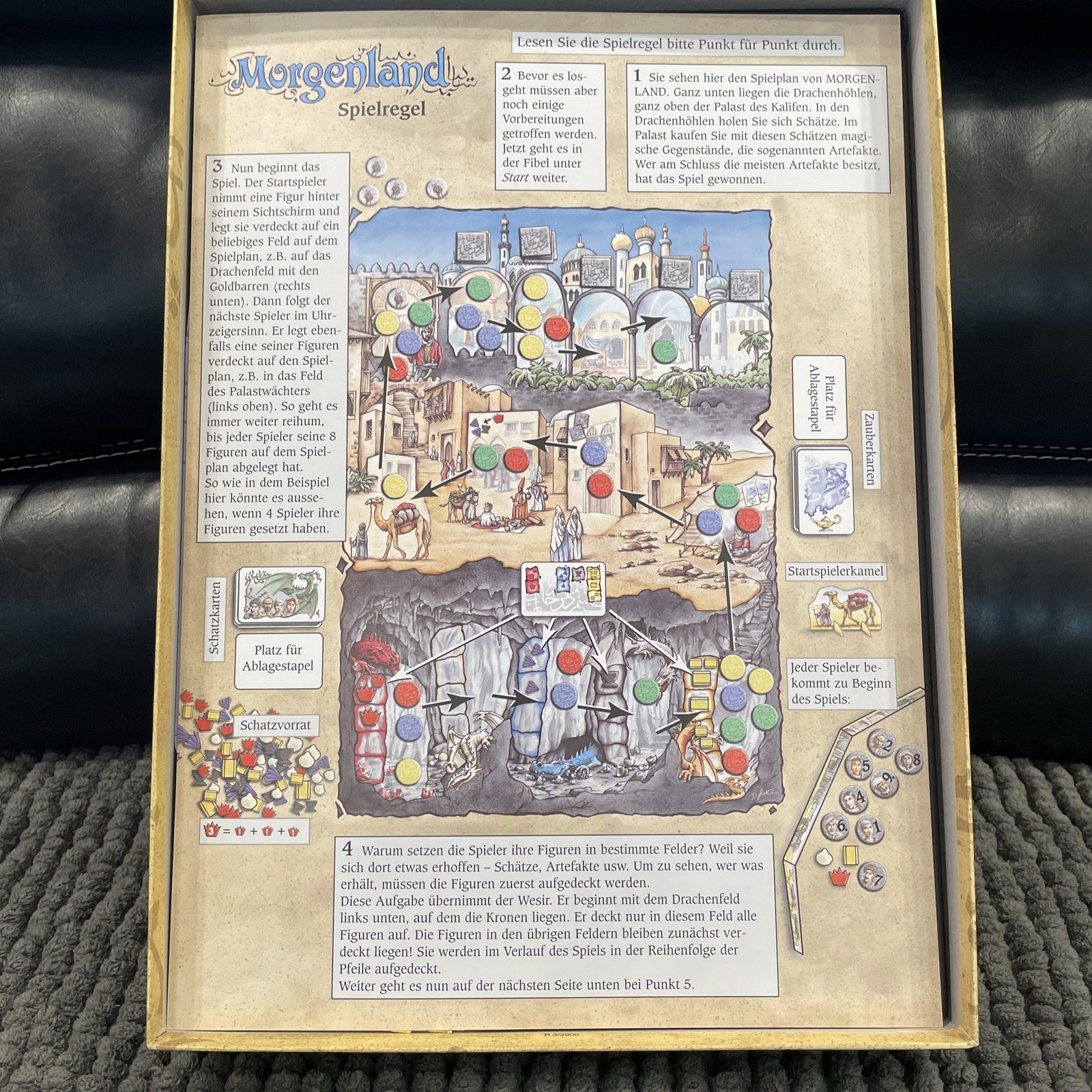 RARE!! Morgenland Game Hans Im Gluck 2000 Includes English Instructions MINT