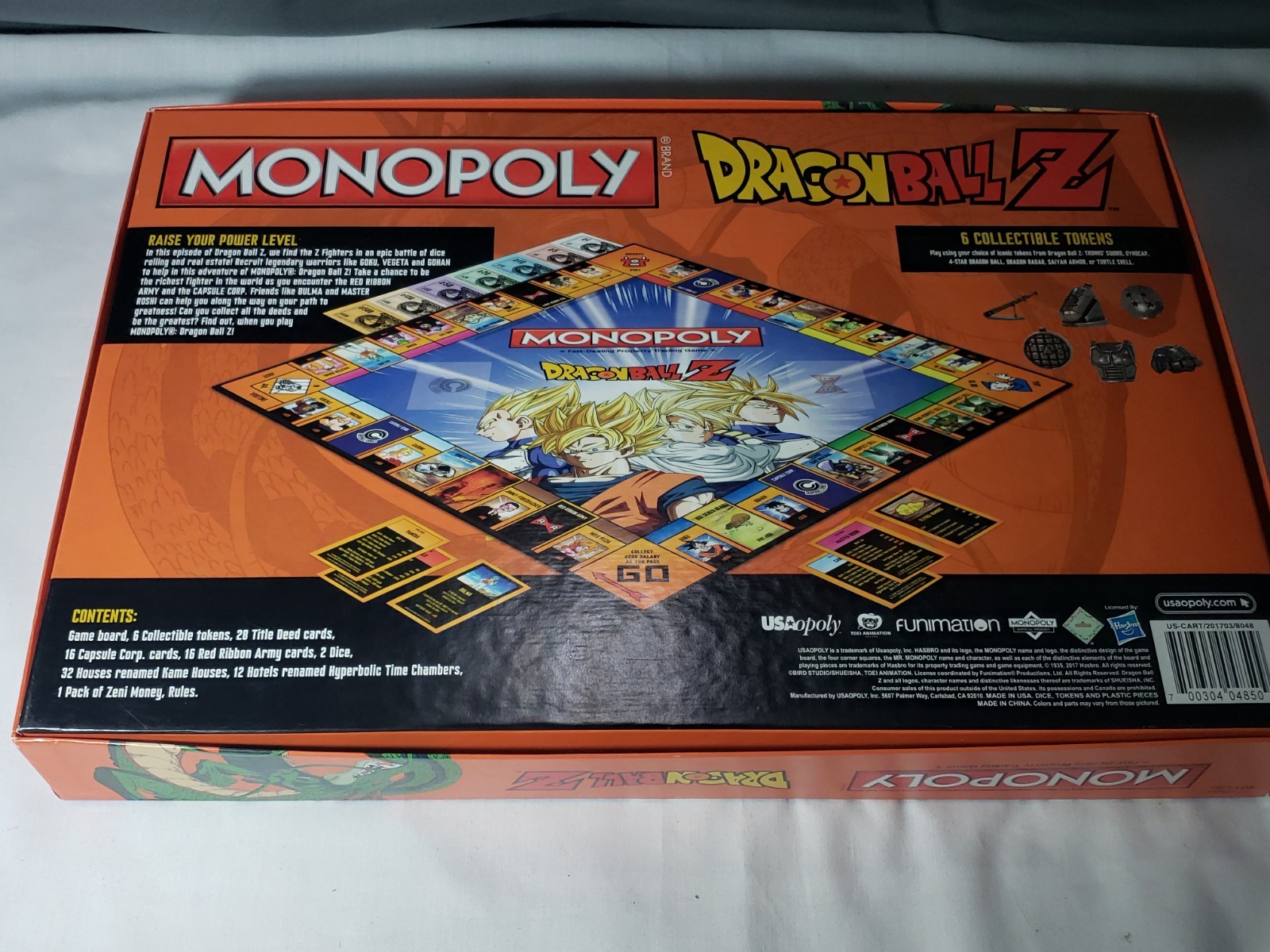 Monopoly Dragon Ball-Z Super Universe Survival Edition Board Game Complete Nice