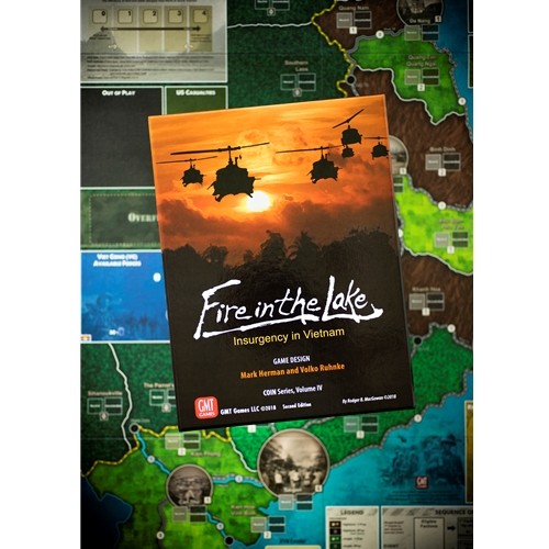 Fire in the Lake – Insurgency in Vietnam – 3rd Printing by GMT Games – SEALED