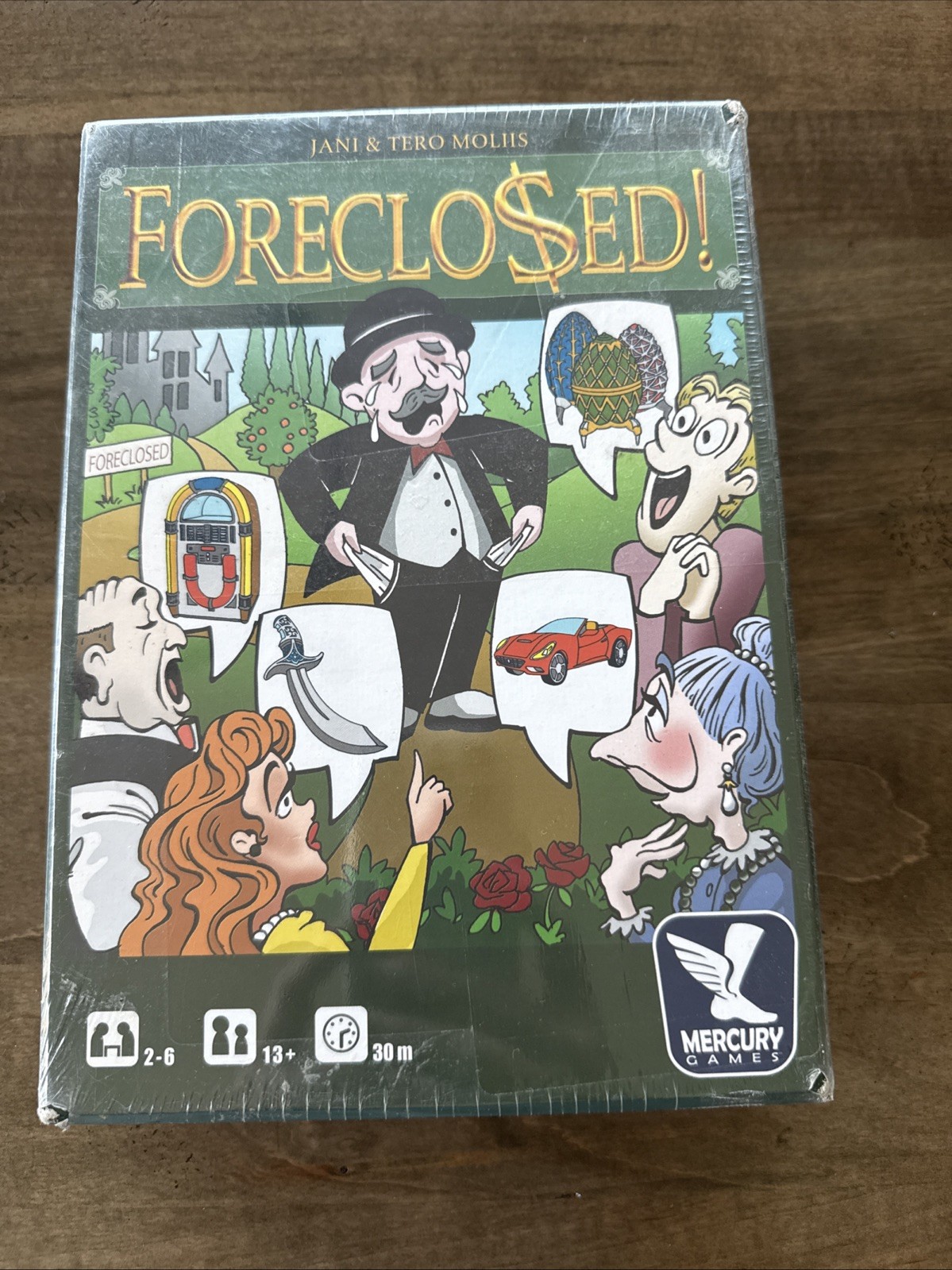 Foreclosed Board Game – Mercury Games New & Sealed