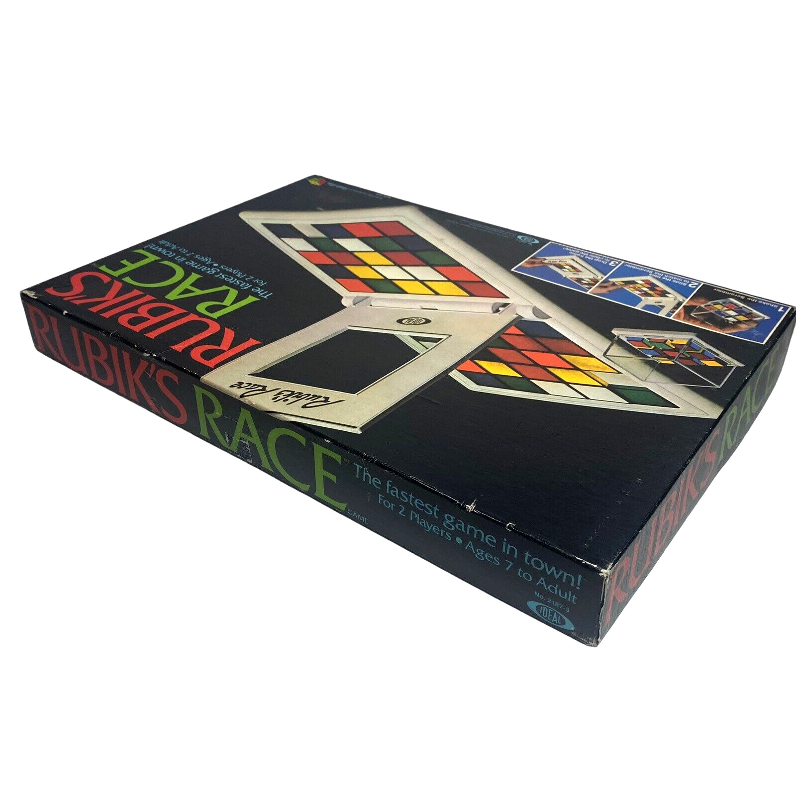 Ideal RUBIKS RACE Game 1982 Vintage Rubik’s Cube 2-Player Ages 7+ COMPLETE!