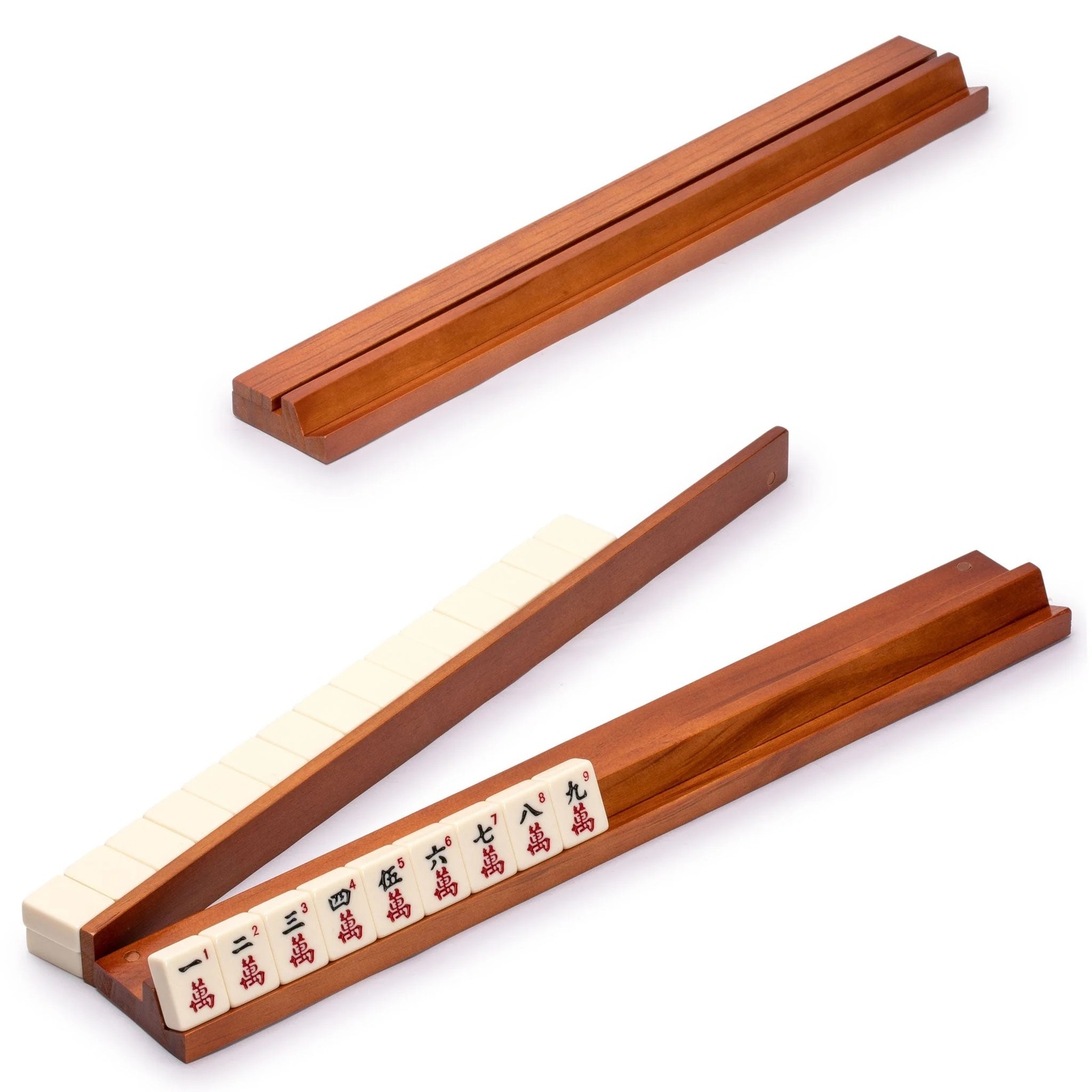 American Mahjong Sapphire Blue 166-Tile Rack/Pusher Soft Case FX-AM005-A New