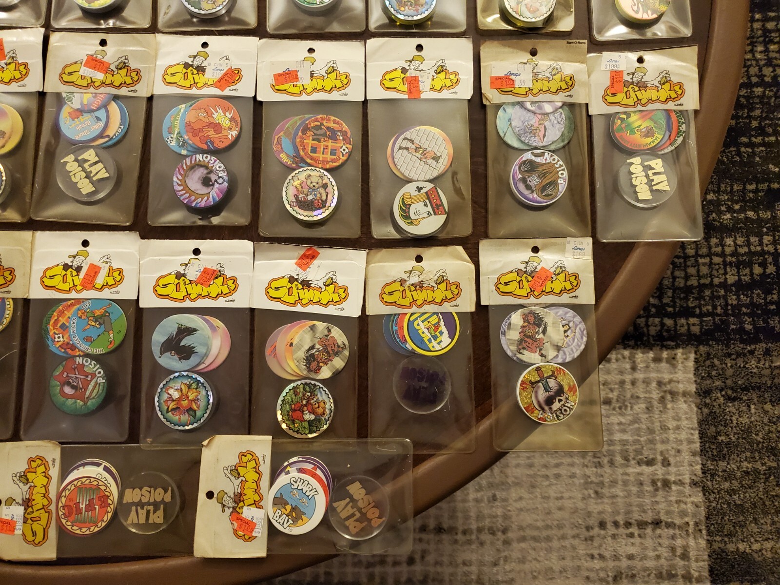 1 Pack of Vintage Pogs with Vintage Slammer – Very Rare 90s Pogs