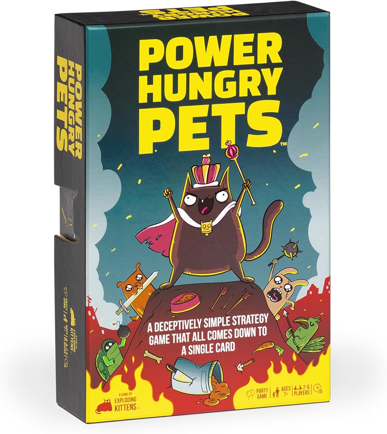 Exploding Kittens: Power Hungry Pets – Board Game